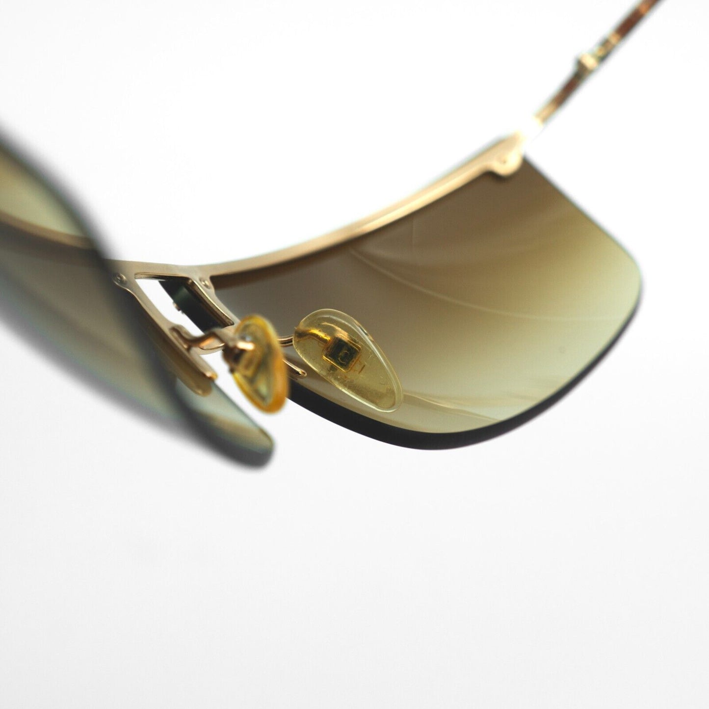 GUCCI GG 2653 Rimless Gold Sunglasses Vintage 90s 00s