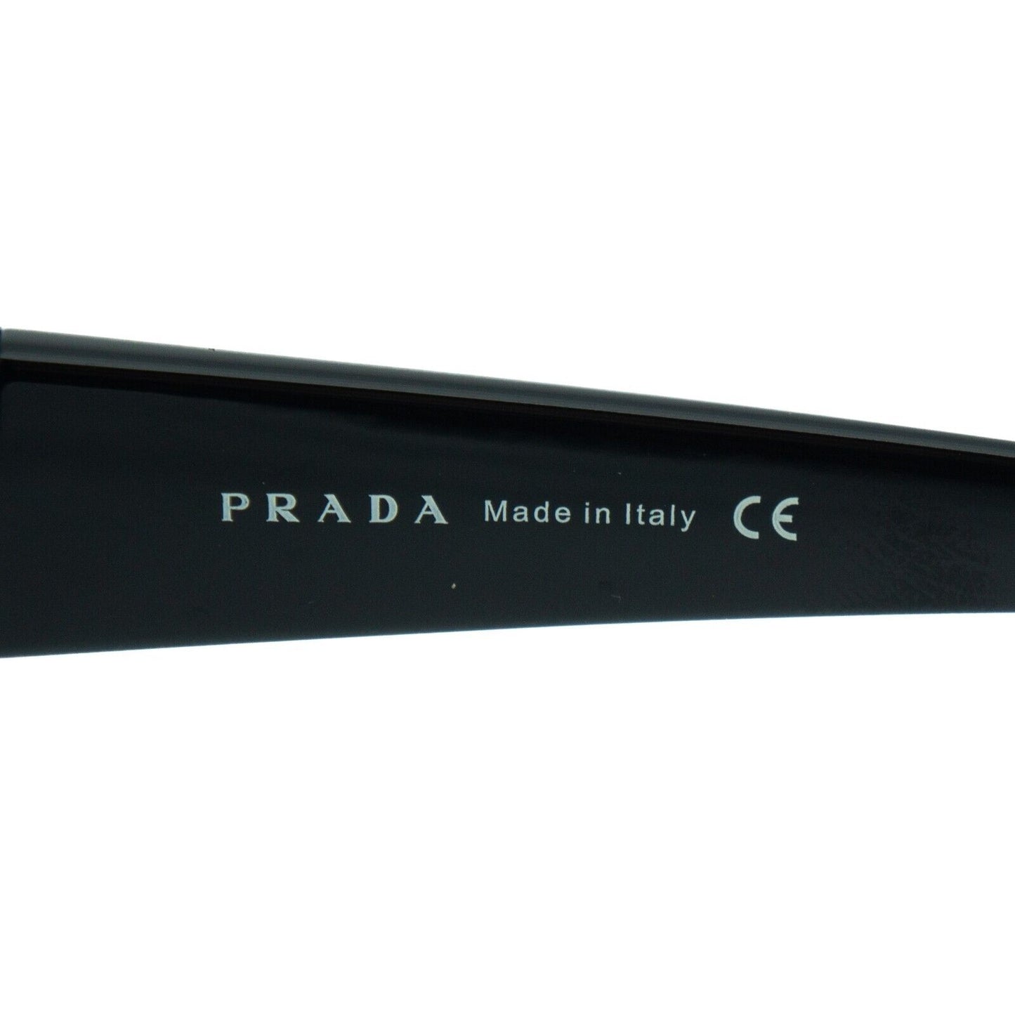 PRADA SPR 56G Flower Logo Black Sunglasses Vintage 00s