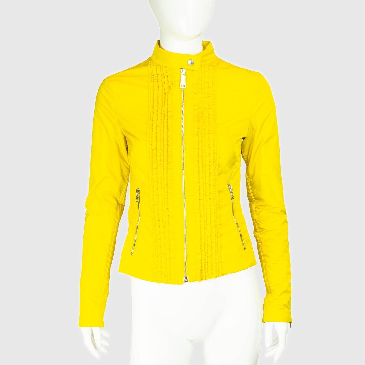 PRADA Women Nylon Yellow Jacket Vintage 00s