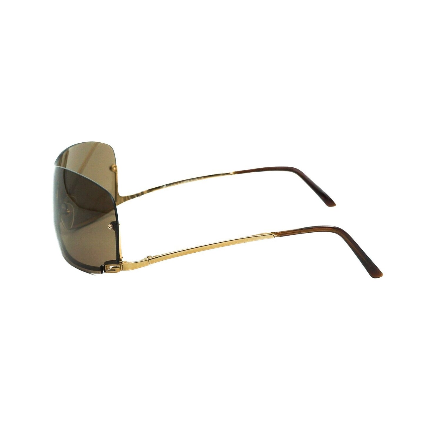 GUCCI GG 1690 Rimless Gold Sunglasses Vintage 90s 00s