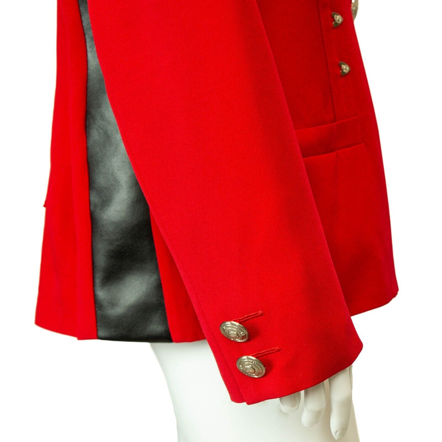 VERSACE Jeans Couture Red Blazer Jacket Vintage 90s 00s