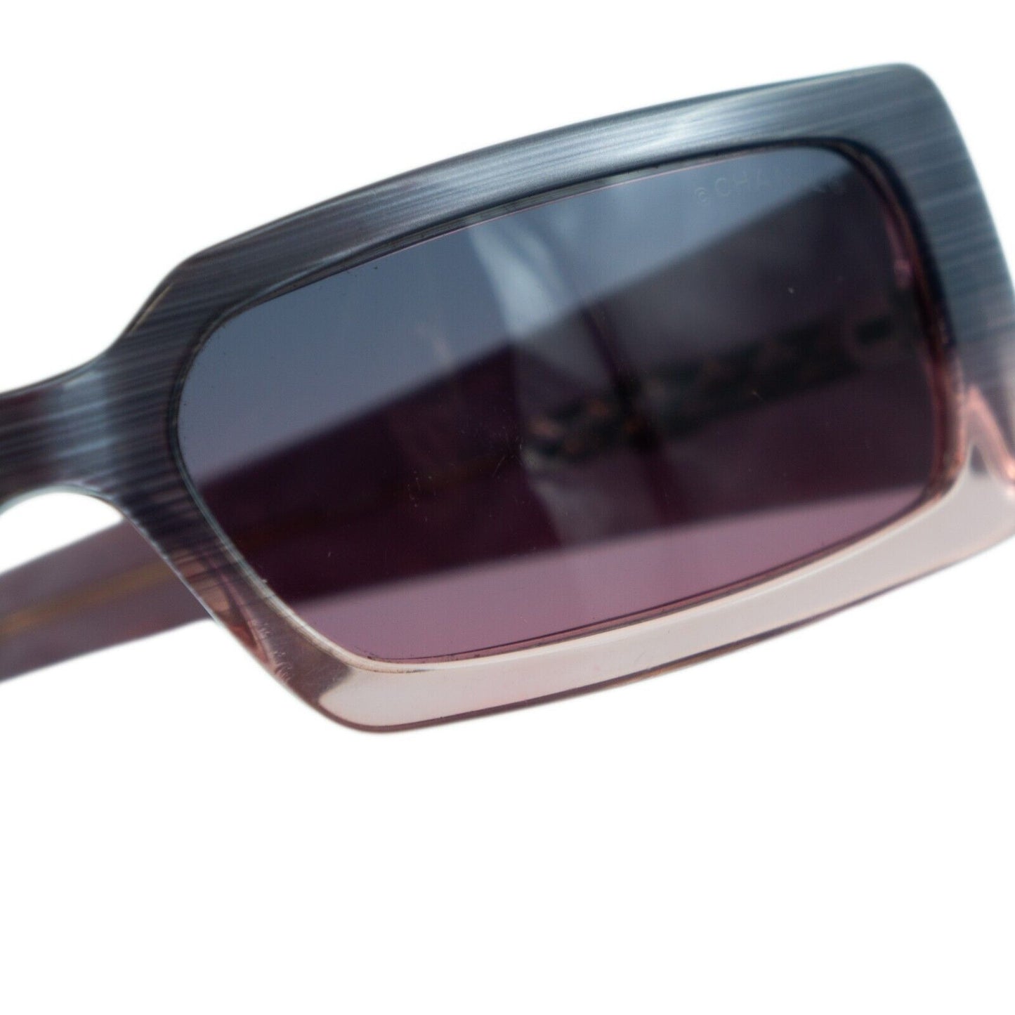 CHANEL 5046 CC Logo Purple Pink Sunglasses Vintage 00s