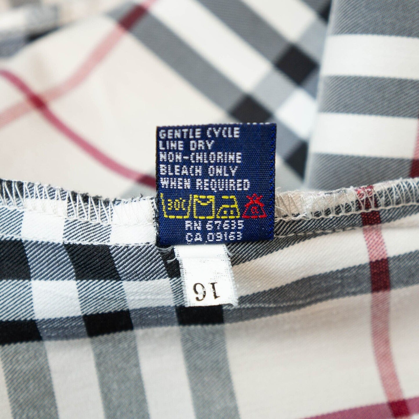 BURBERRY Check Monogram Dress Vintage 00s