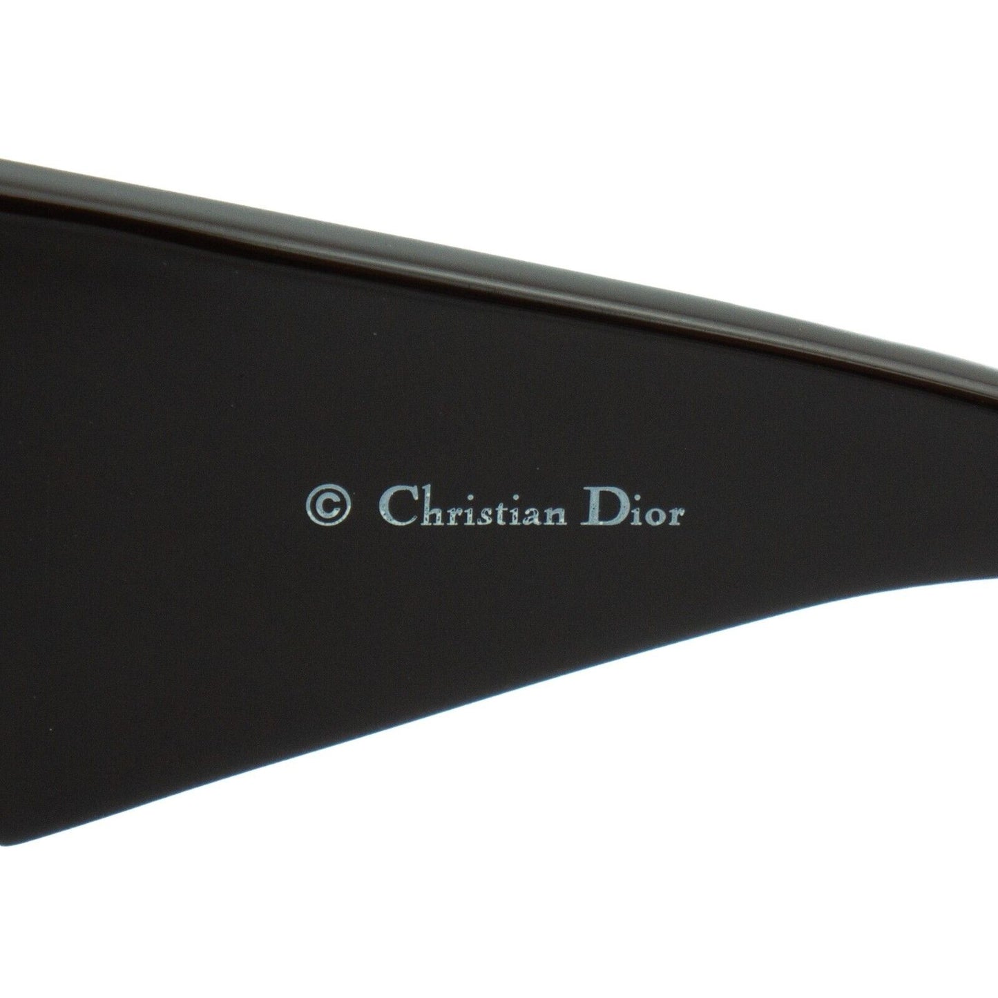 Christian DIOR BABY SHINE Black Logo Sunglasses Vintage 90s 00s