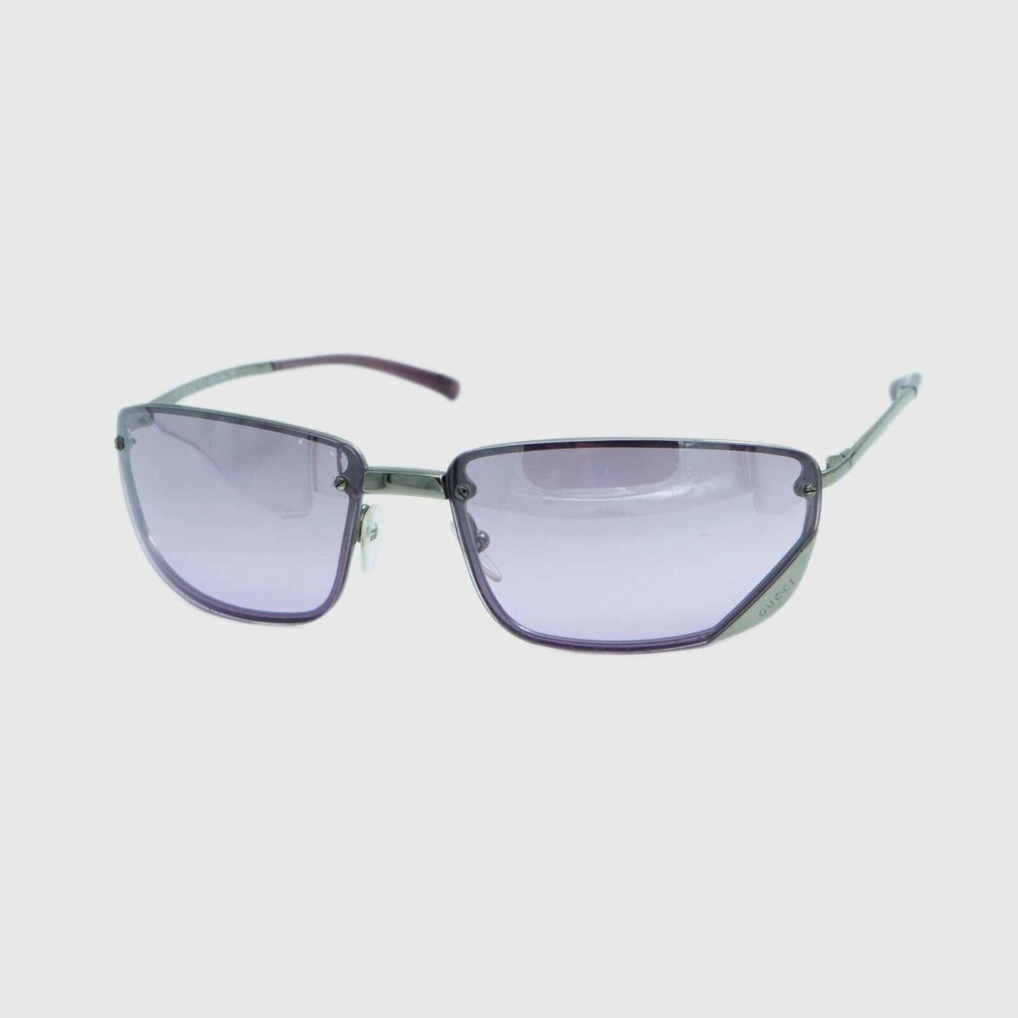 GUCCI GG 1691 Logo Purple Sunglasses Vintage 00s