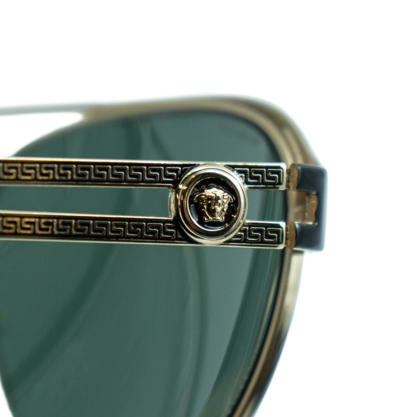 VERSACE VE2165 Aviator Sunglasses Gold Medusa 2165