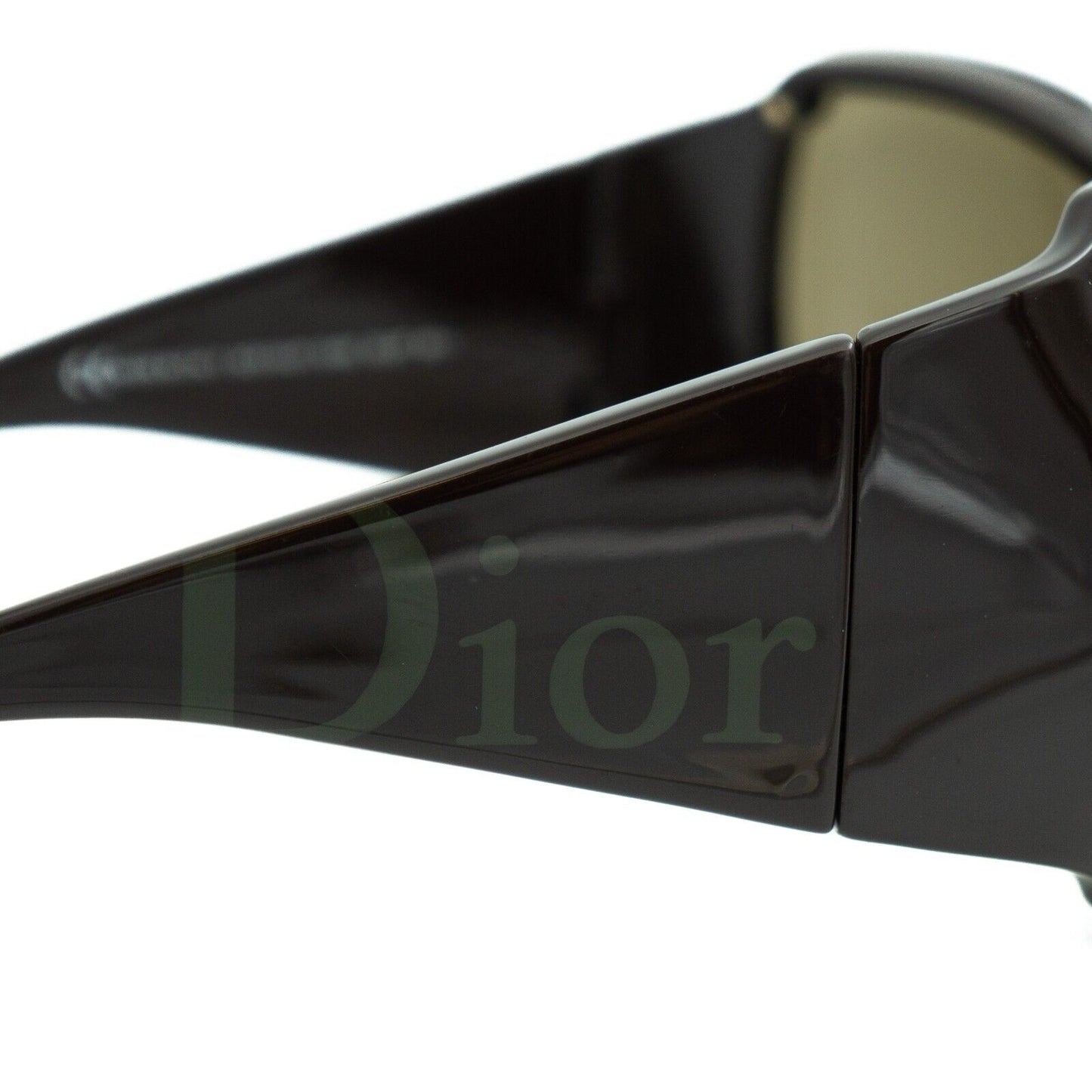 Christian DIOR BABY SHINE Black Logo Sunglasses Vintage 90s 00s