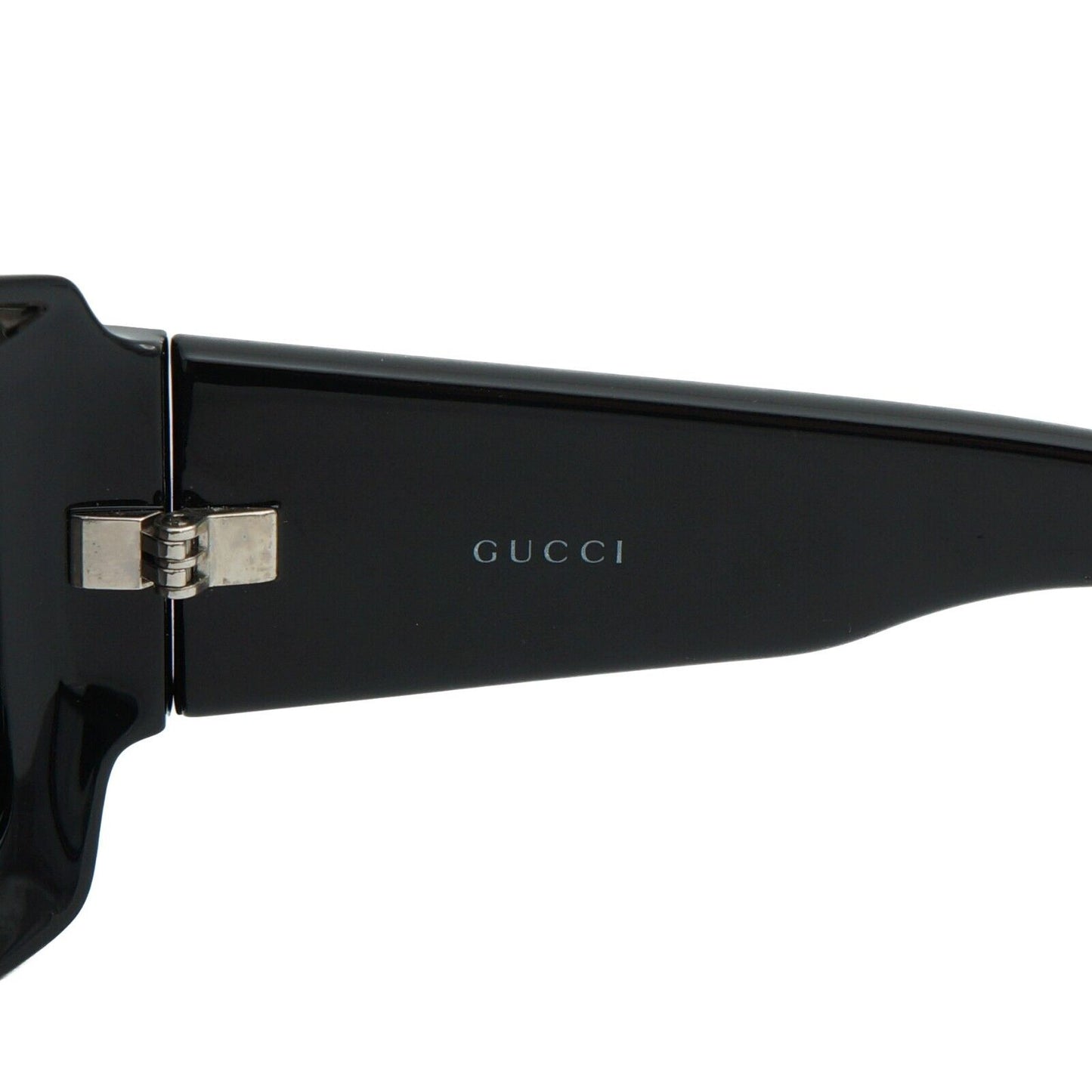 GUCCI GG 1559 Logo Black Wrap Sunglasses Vintage 90s 00s