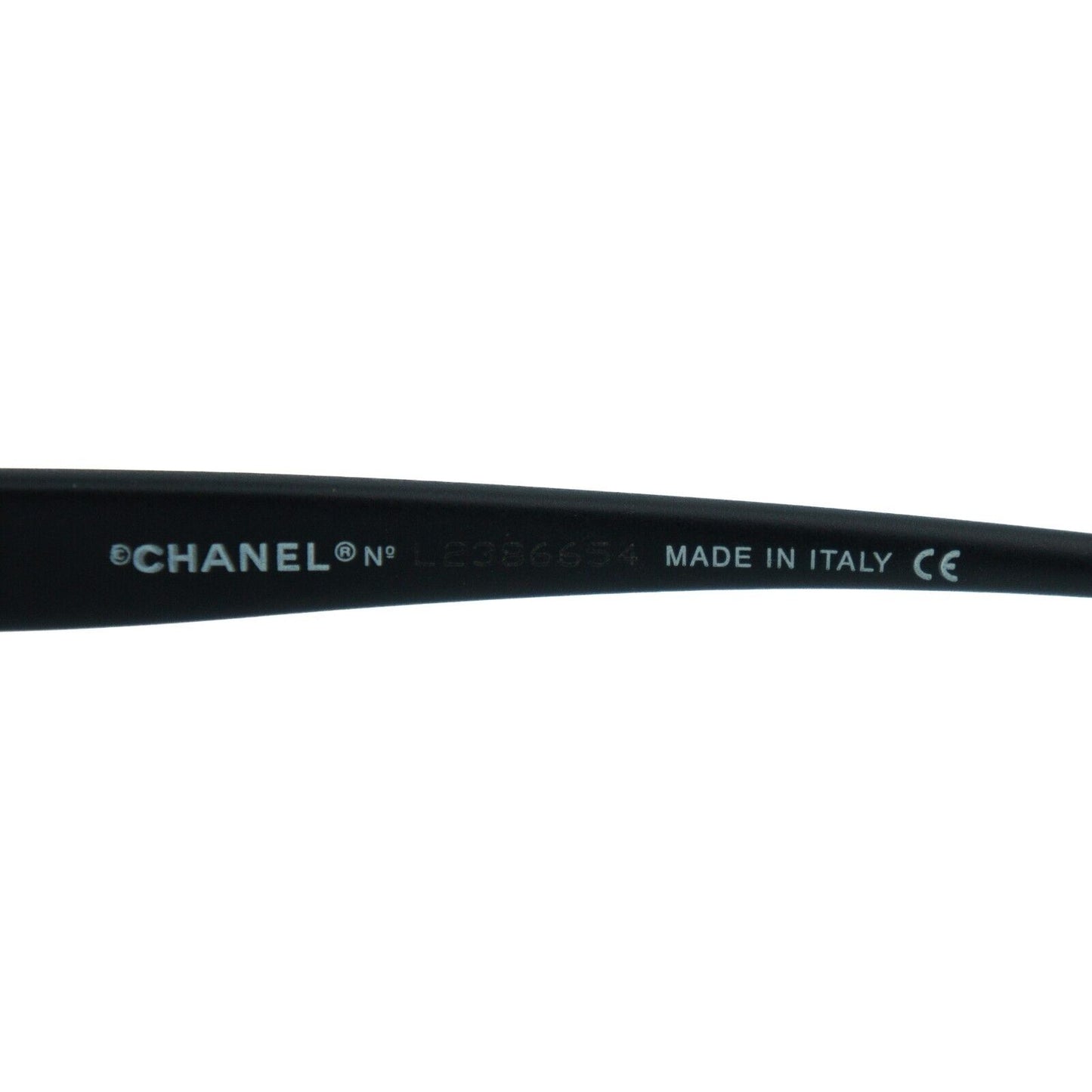 CHANEL 4018 Black Rimless Sunglasses Vintage 90s 00s