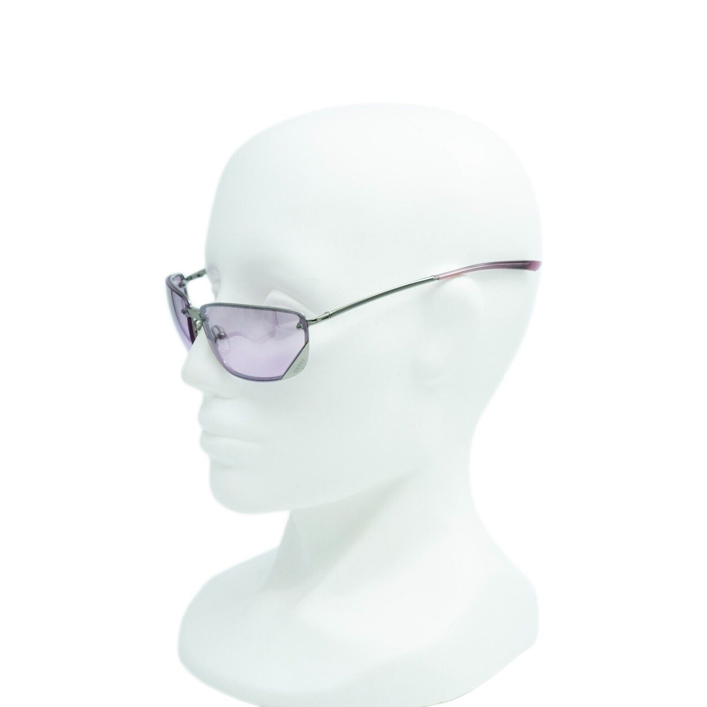 GUCCI GG 1691 Logo Purple Sunglasses Vintage 00s