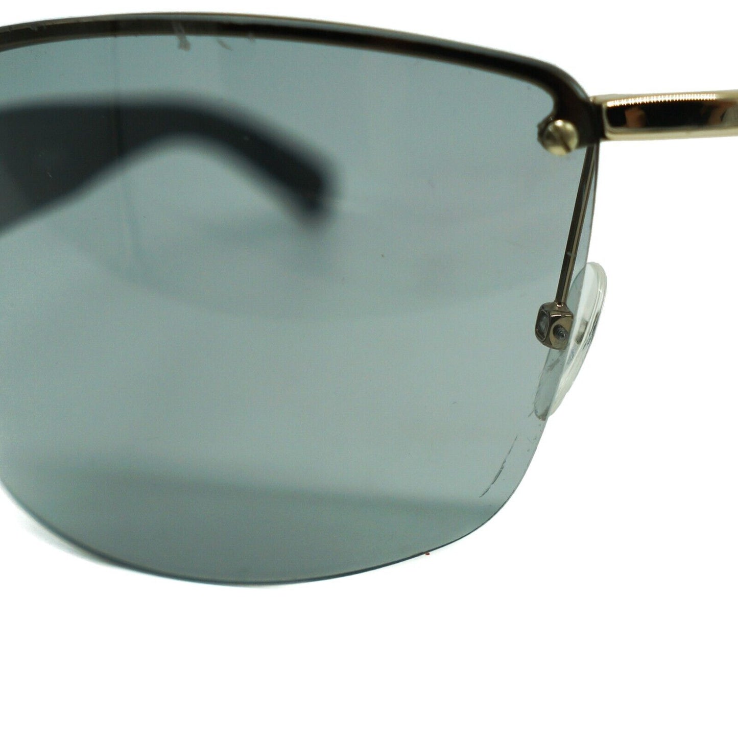 GUCCI GG 1800 Rimless Black Sunglasses Vintage 90s 00s