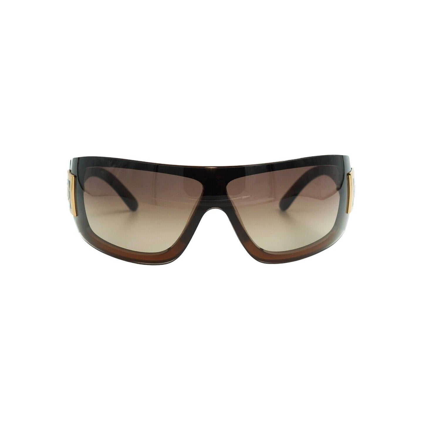 CHANEL 5085 Wrap Mask Brown Sunglasses Vintage 90s 00s