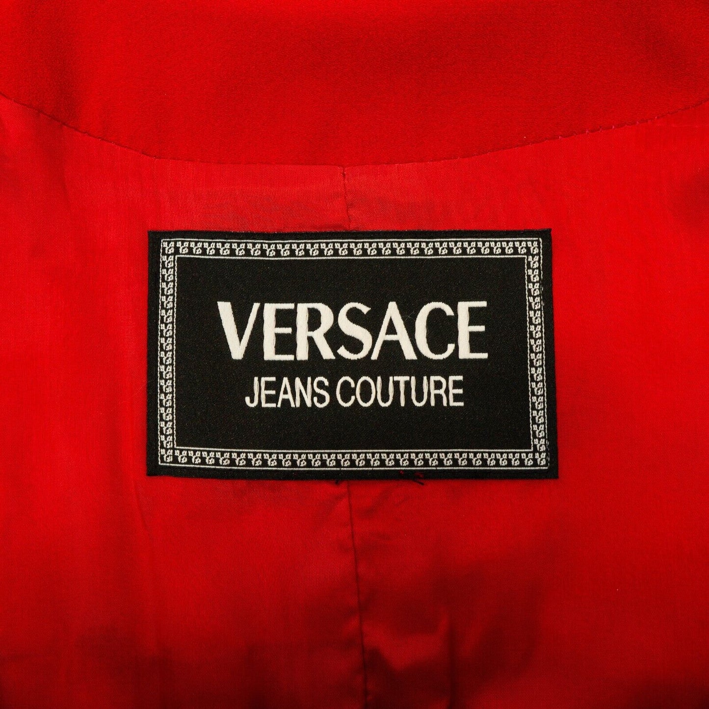 VERSACE Jeans Couture Red Blazer Jacket Vintage 90s 00s