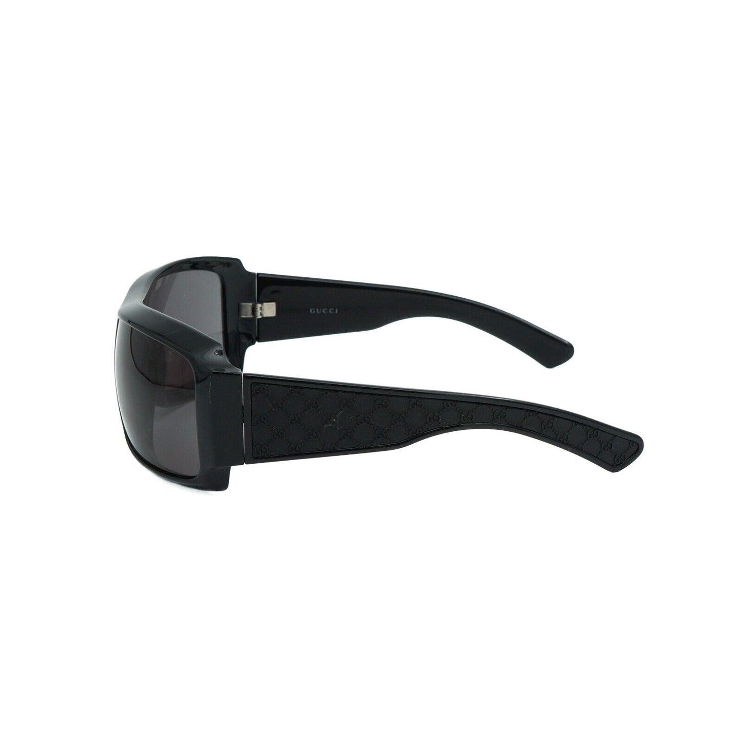 GUCCI GG 1559 Logo Black Wrap Sunglasses Vintage 90s 00s