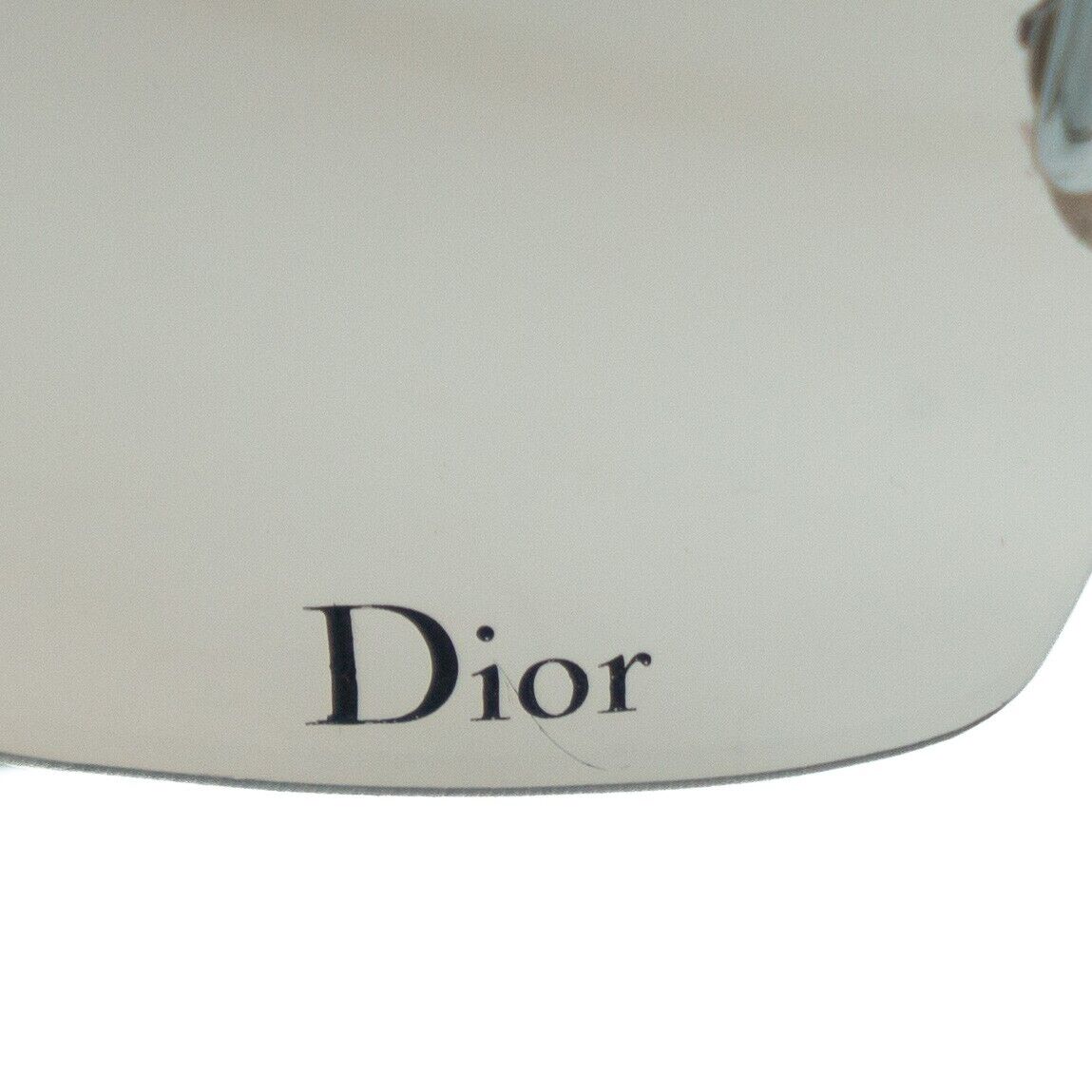 Christian DIOR Play Dior Shield Silver Rimless Sunglasses Vintage 00s