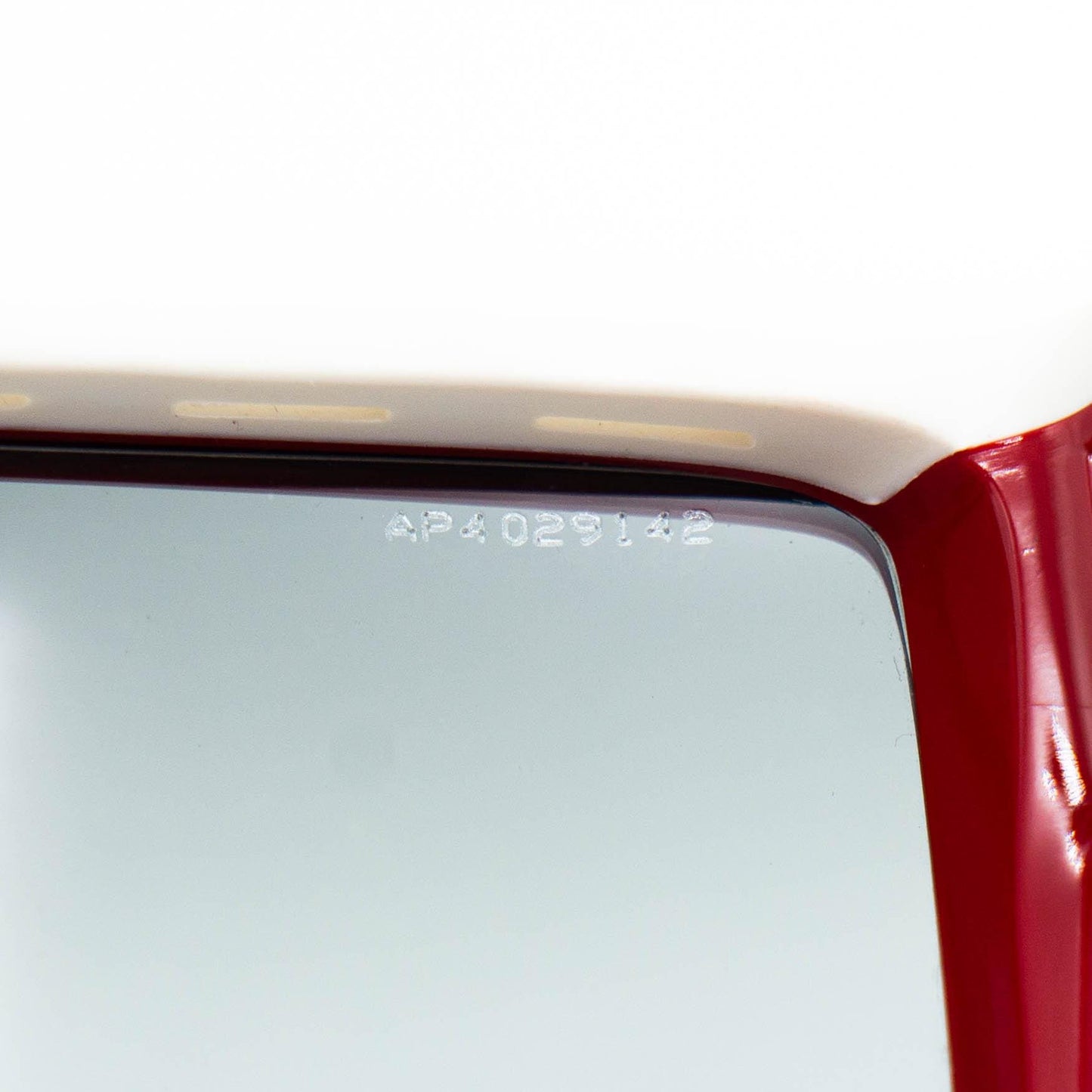 Authentic Prada red sunglasses Y2K style