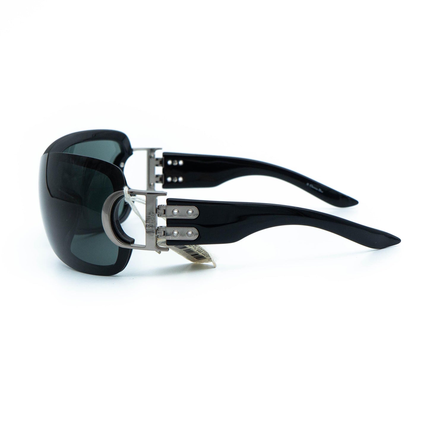 DIOR AIRSPEED 2 black shield mask vintage sunglasses