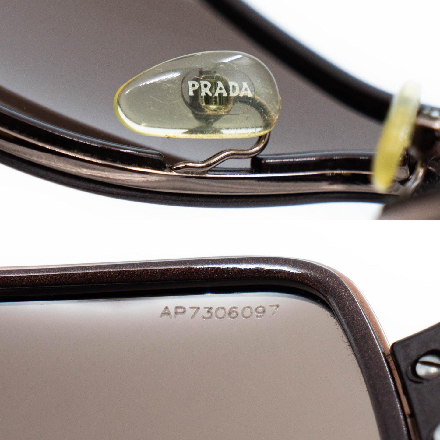 Prada sunglasses vintage - temple detail