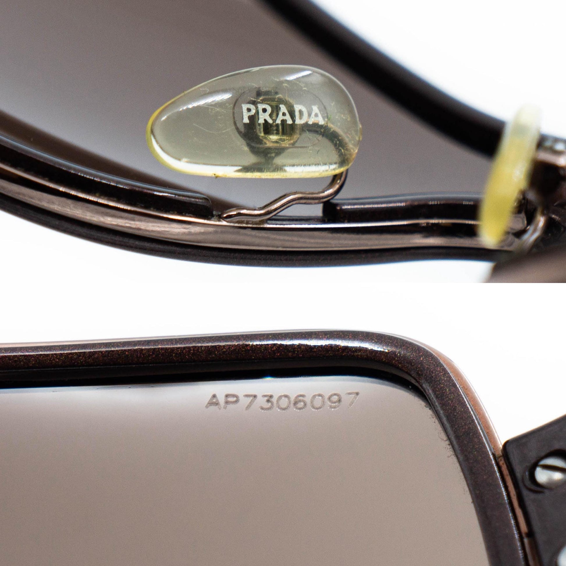 Prada sunglasses vintage - temple detail