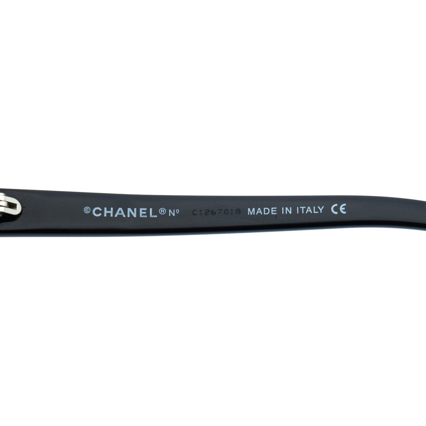 CHANEL 5039 CC Black Shield Vintage Sunglasses