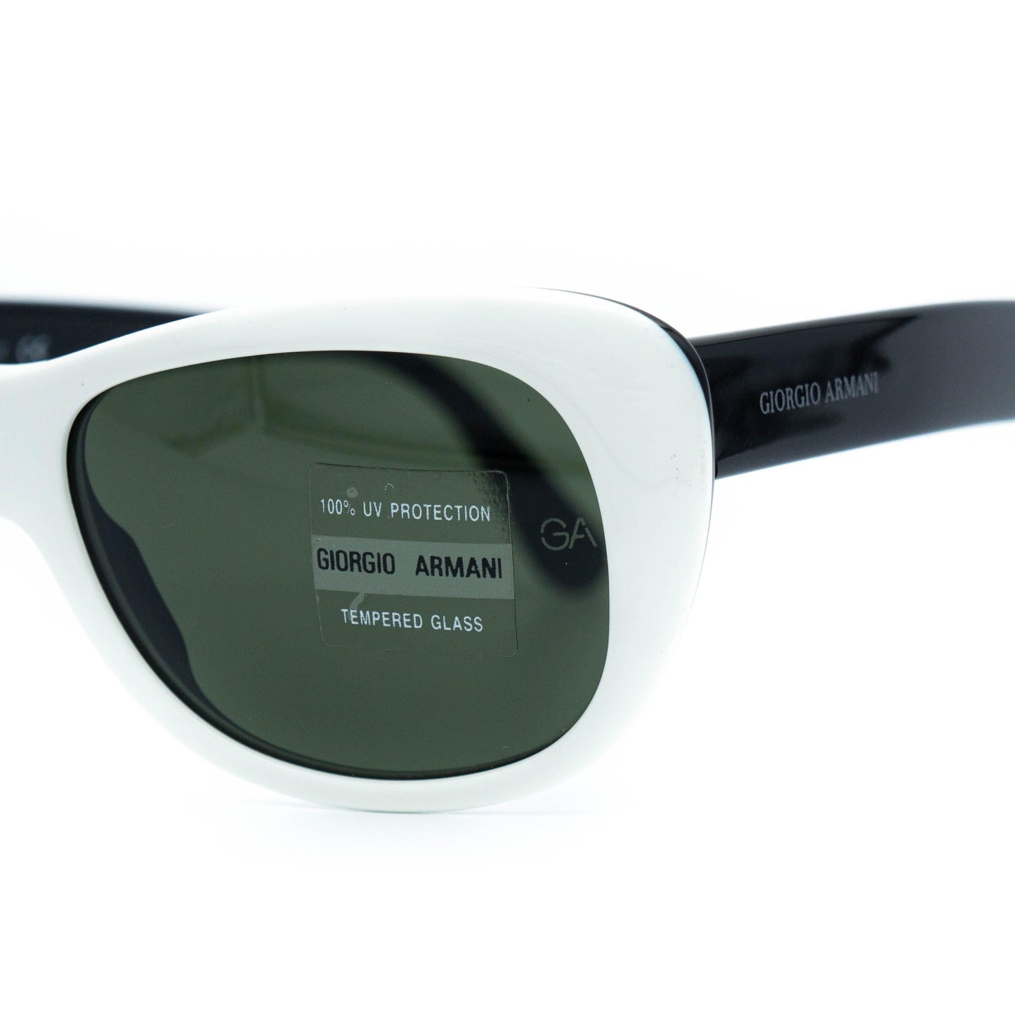 Giorgio Armani 840 Black White Sunglasses Vintage