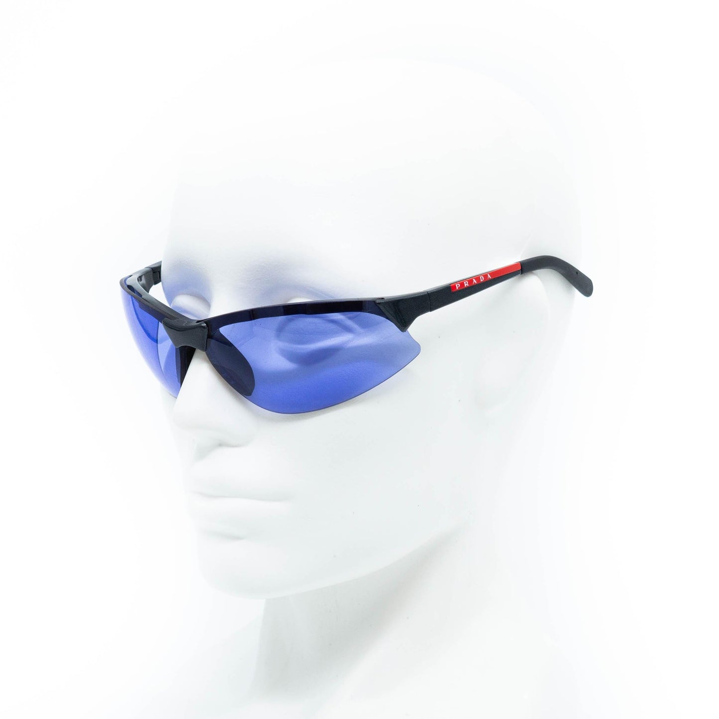 Prada SPS03A sunglasses on mannequin, sport design