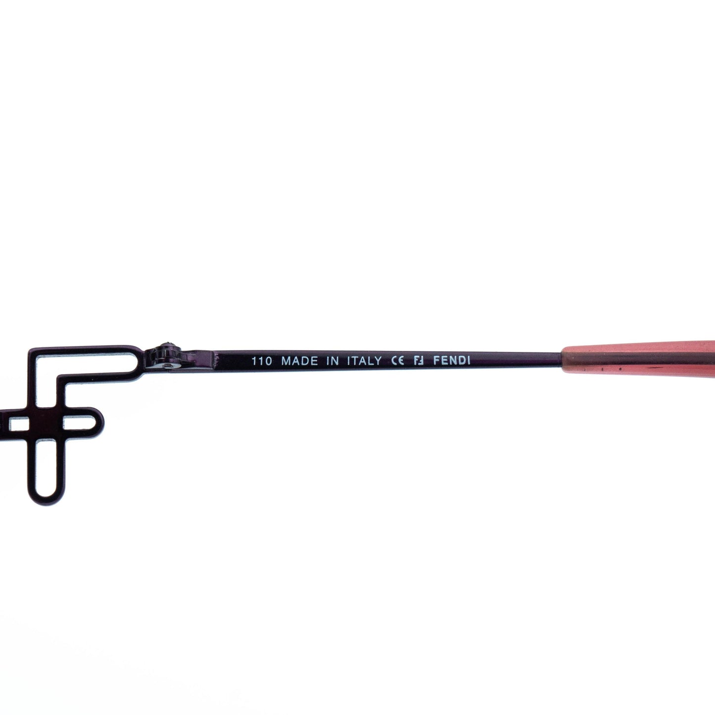 Fendi FS359R Purple Round Oversized Vintage Sunglasses