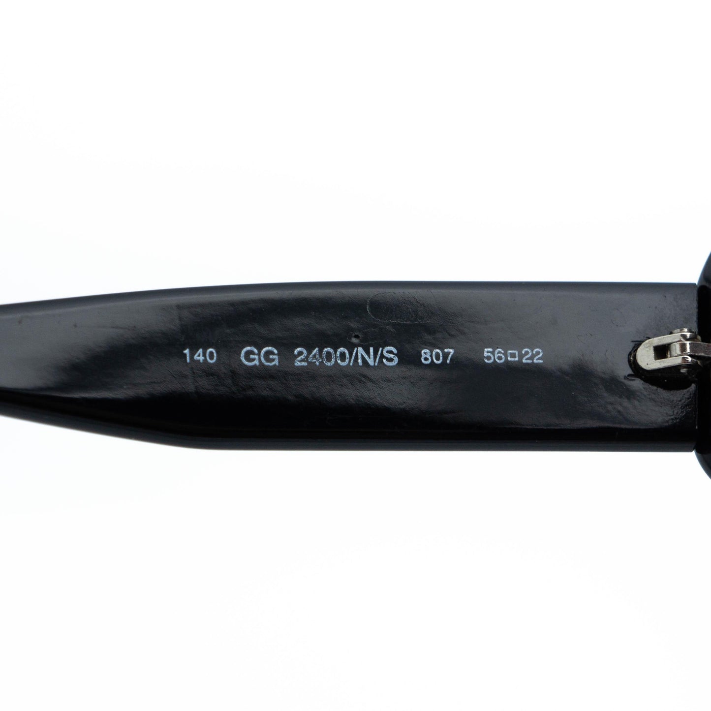 GUCCI GG 2400/N/S Black Oval Sunglasses Vintage