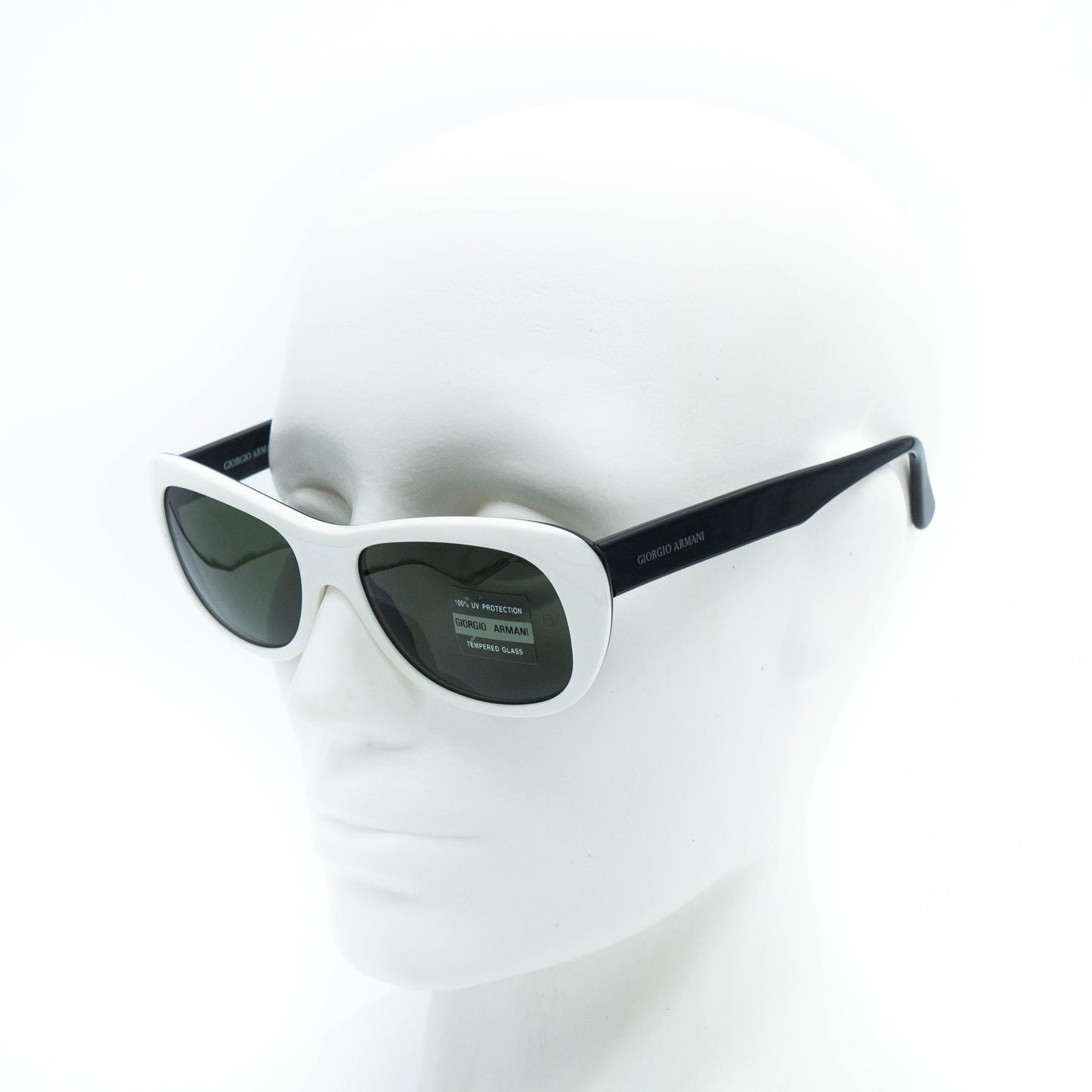 Giorgio Armani 840 black white vintage sunglasses