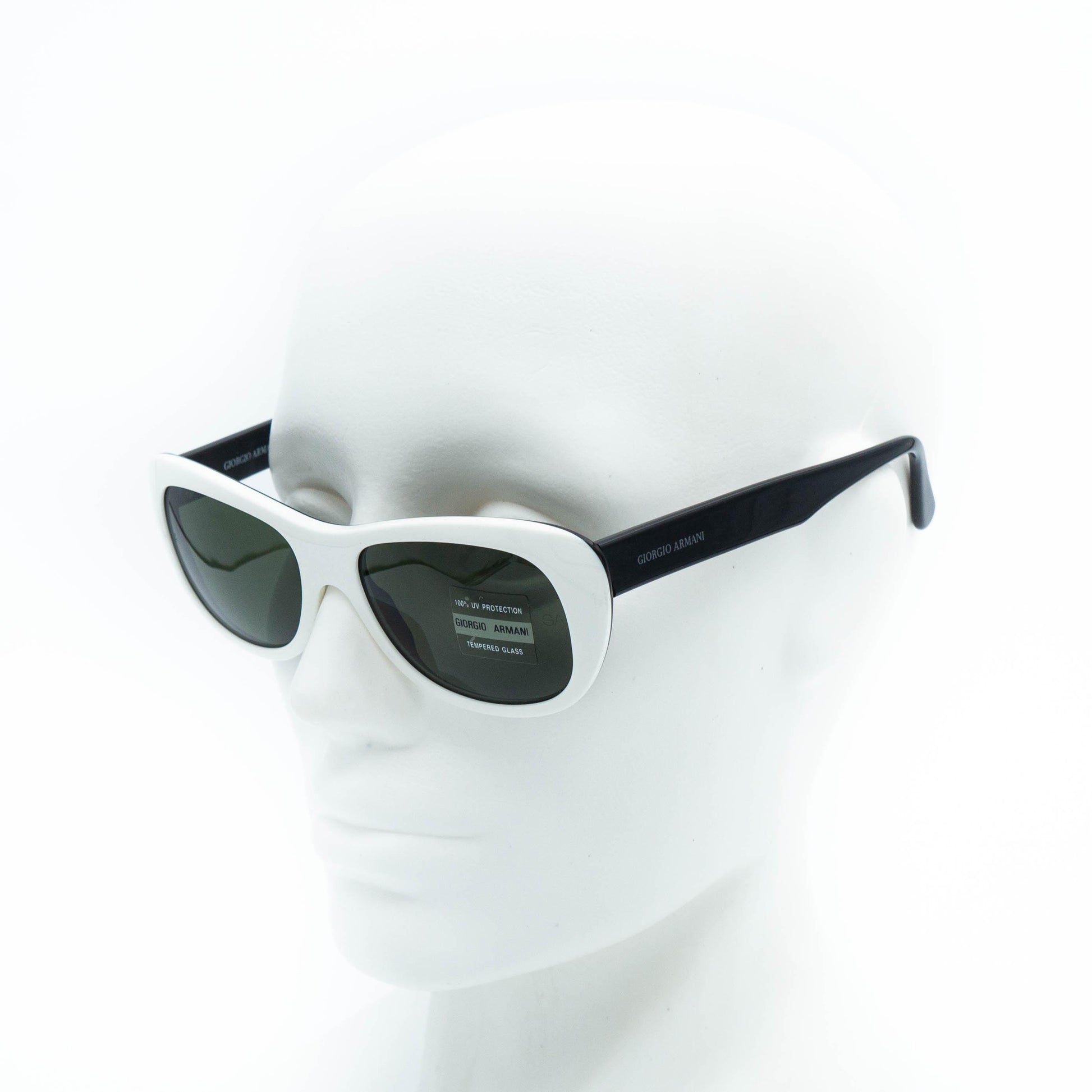 Giorgio Armani 840 black white vintage sunglasses