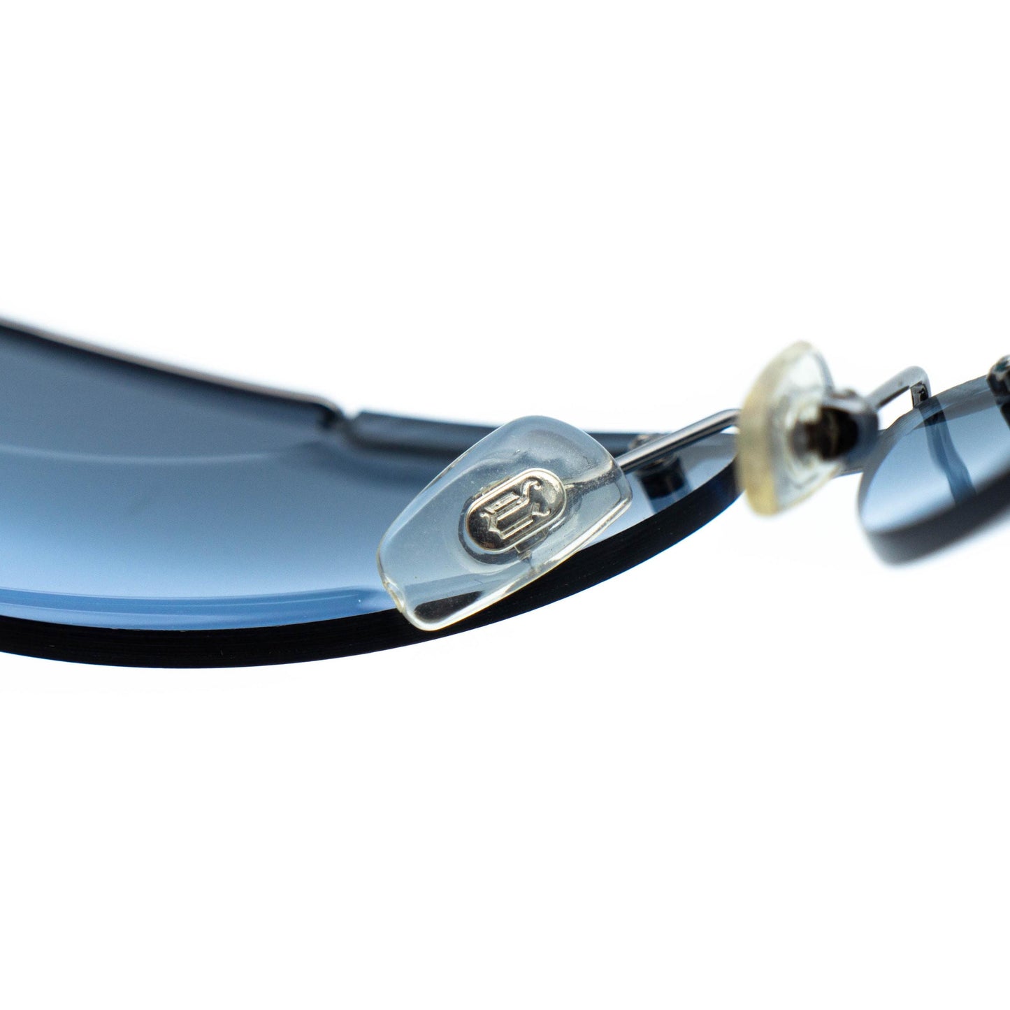 VERSACE mod 2006 Medusa Oval Blue Sunglasses Vintage