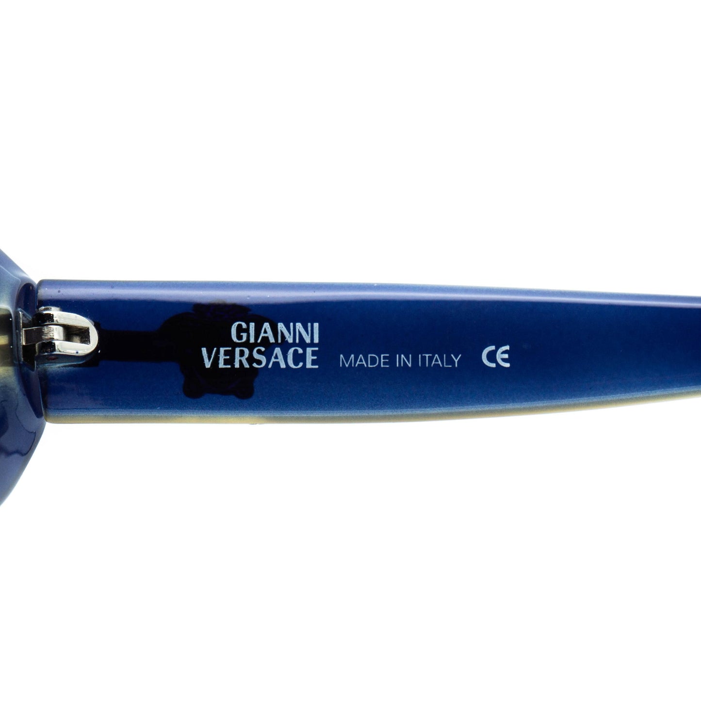 GIANNI VERSACE mod 308 Medusa Blue Sunglasses Vintage