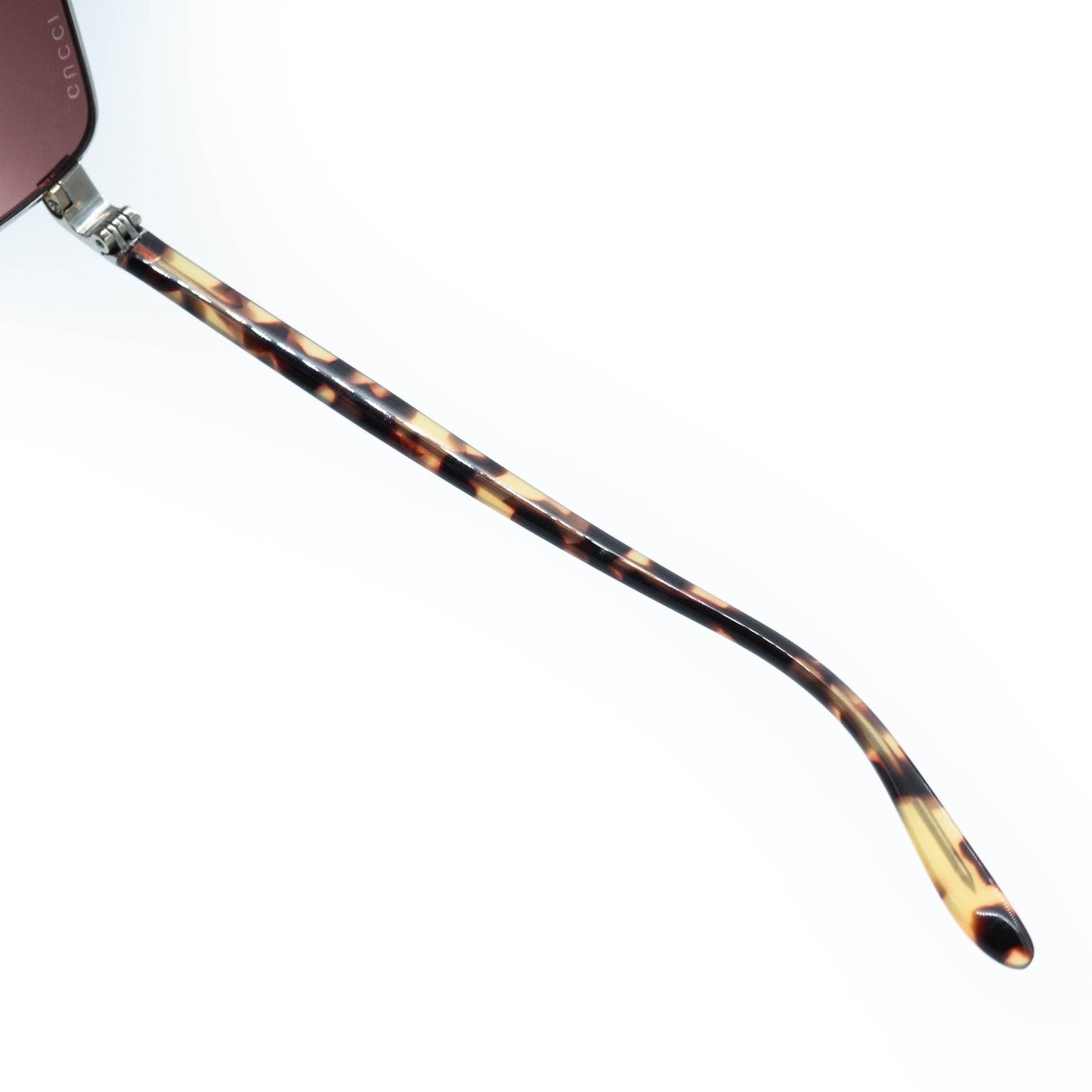 GUCCI Silver Brown Sunglasses Vintage