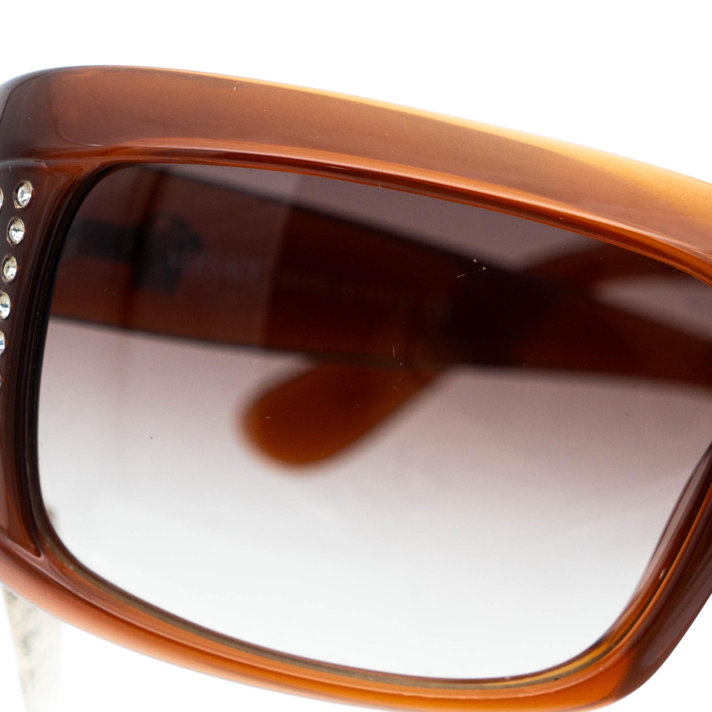 VERSACE mod 4035 Medusa Brown Sunglasses Vintage