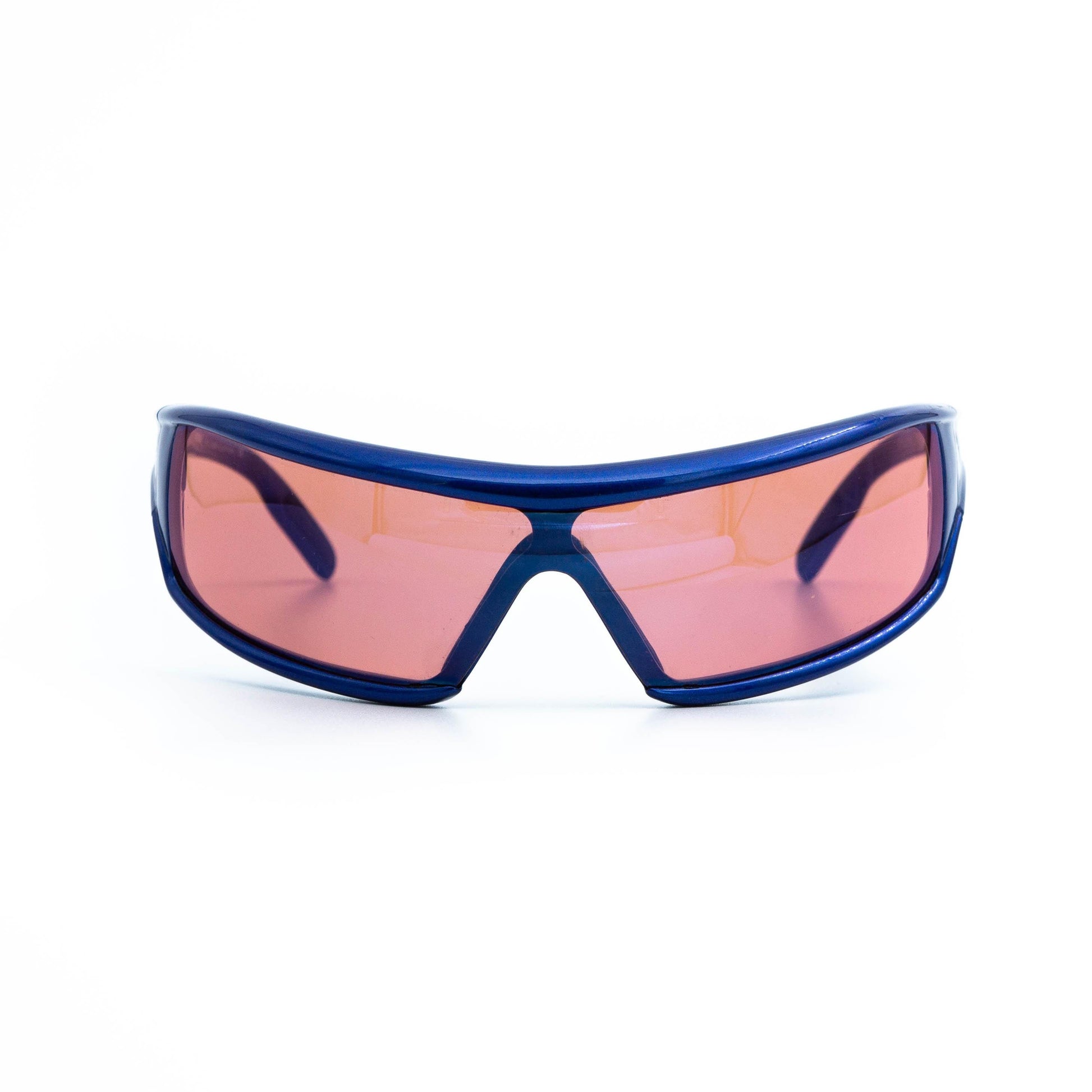 Puma Cyclone Sport Shield Blue vintage sunglasses front view