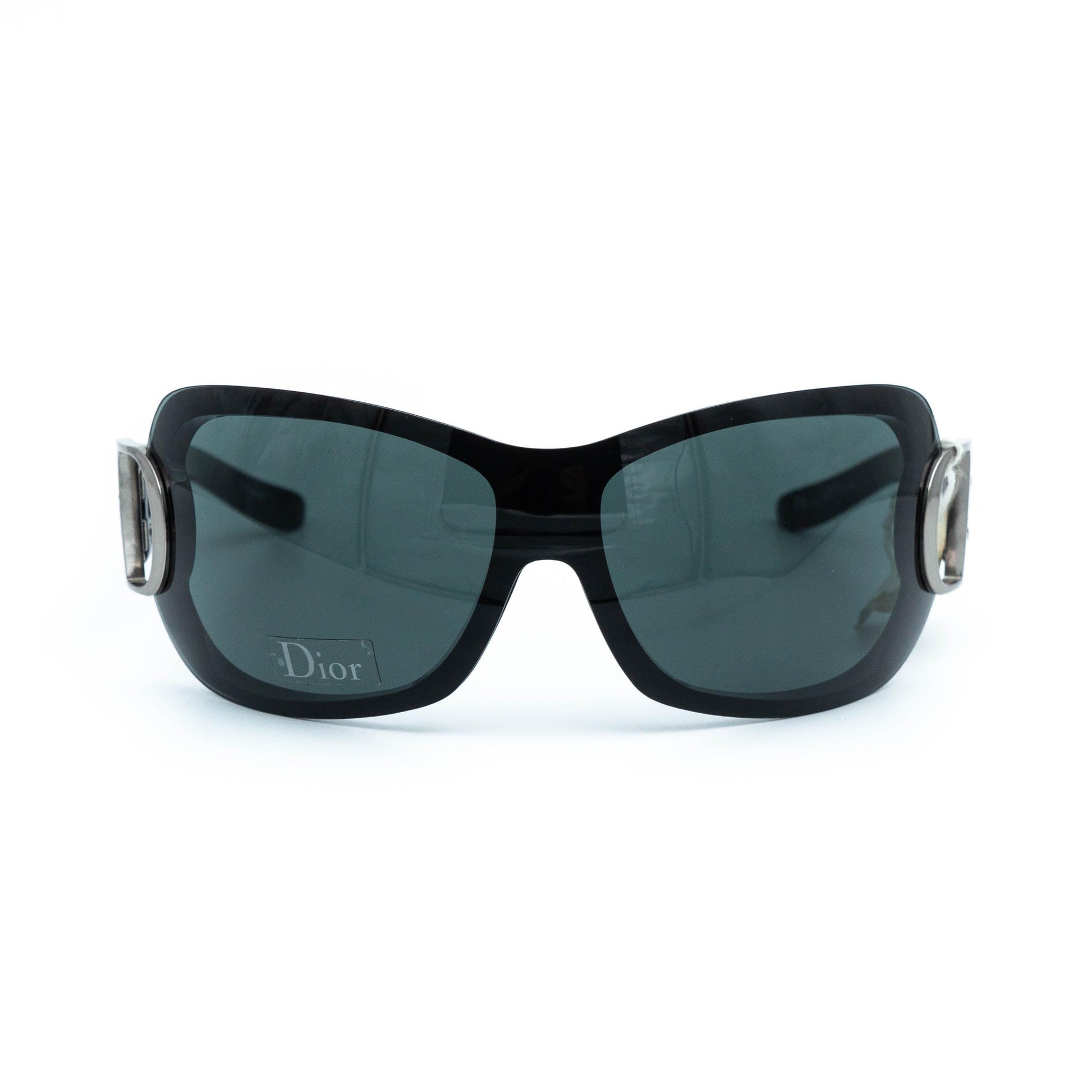 DIOR AIRSPEED 2 black shield mask vintage sunglasses