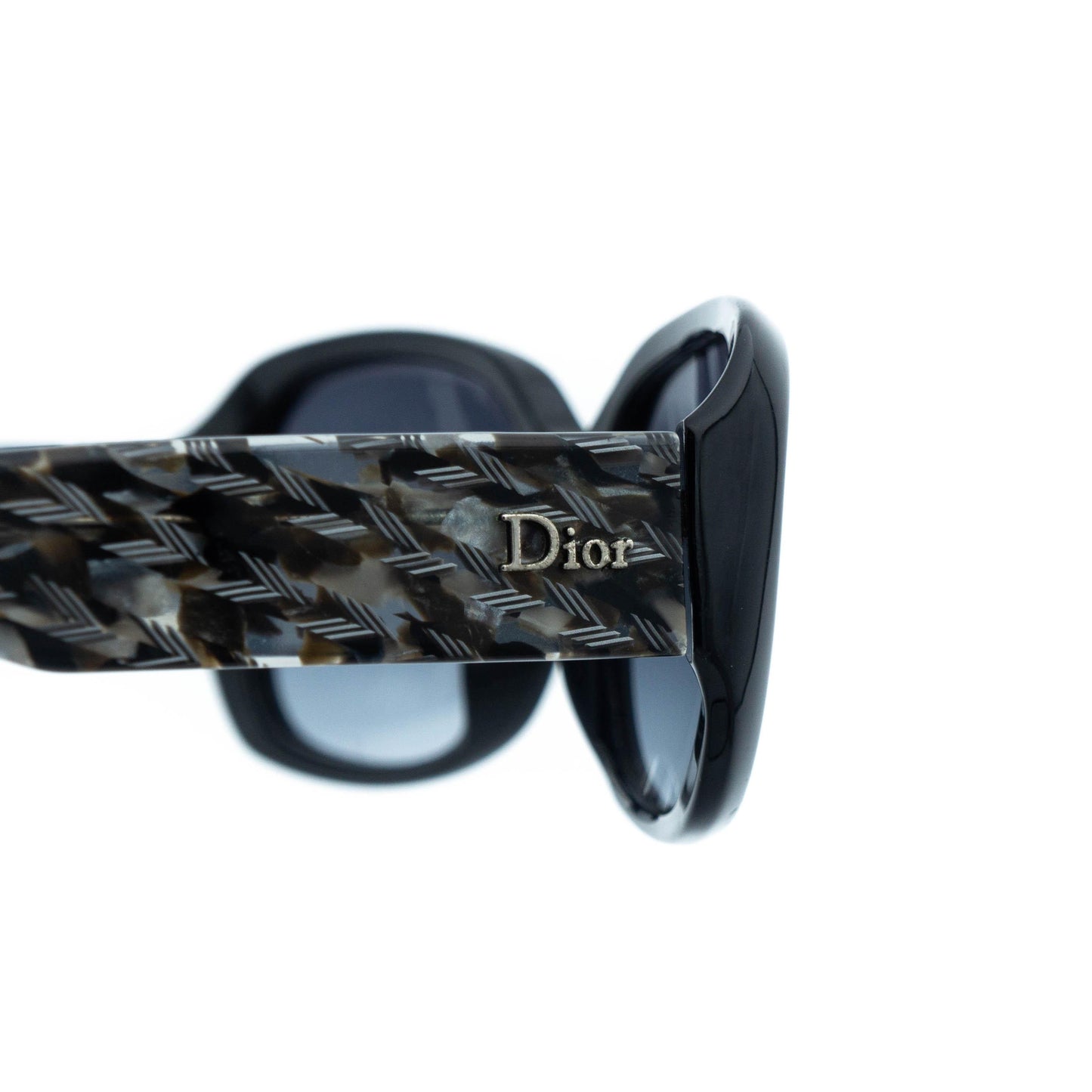 Christian DIOR Flanelle 3 Black Women Sunglasses Vintage
