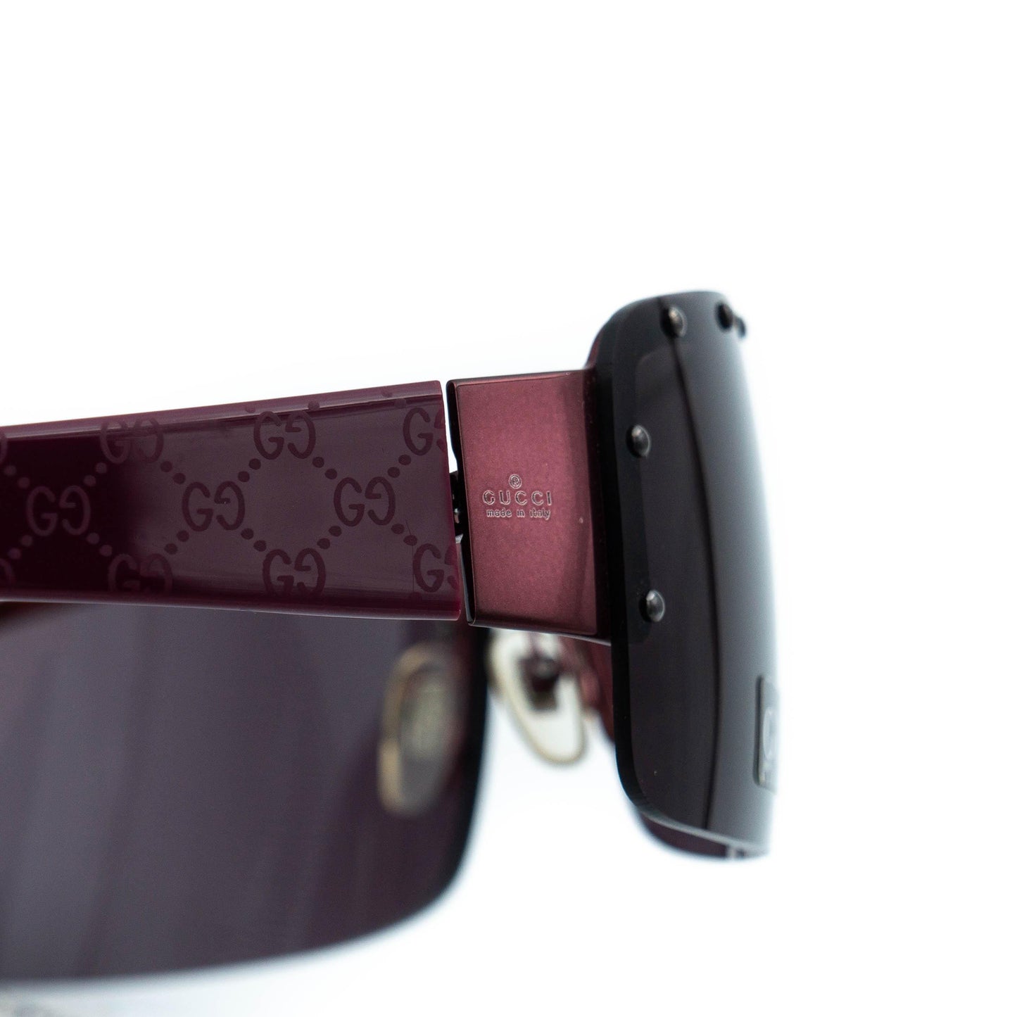 GUCCI GG 1823 Studded  Purple Sunglasses Vintage