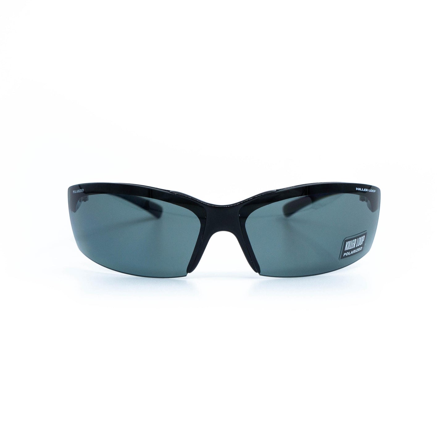 Killer Loop KL4147 black shield sport sunglasses front view