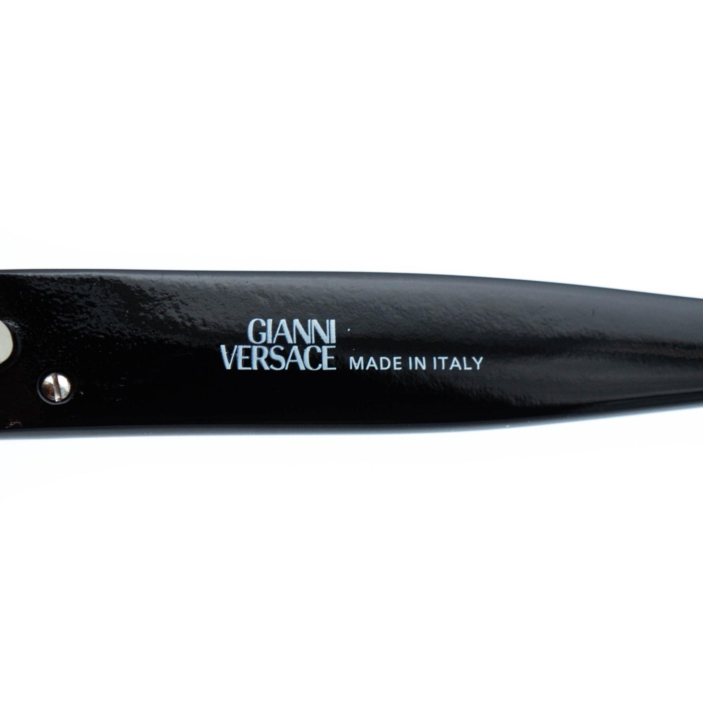 Gianni Versace Mod 531/B Black Orange Sunglasses Vintage