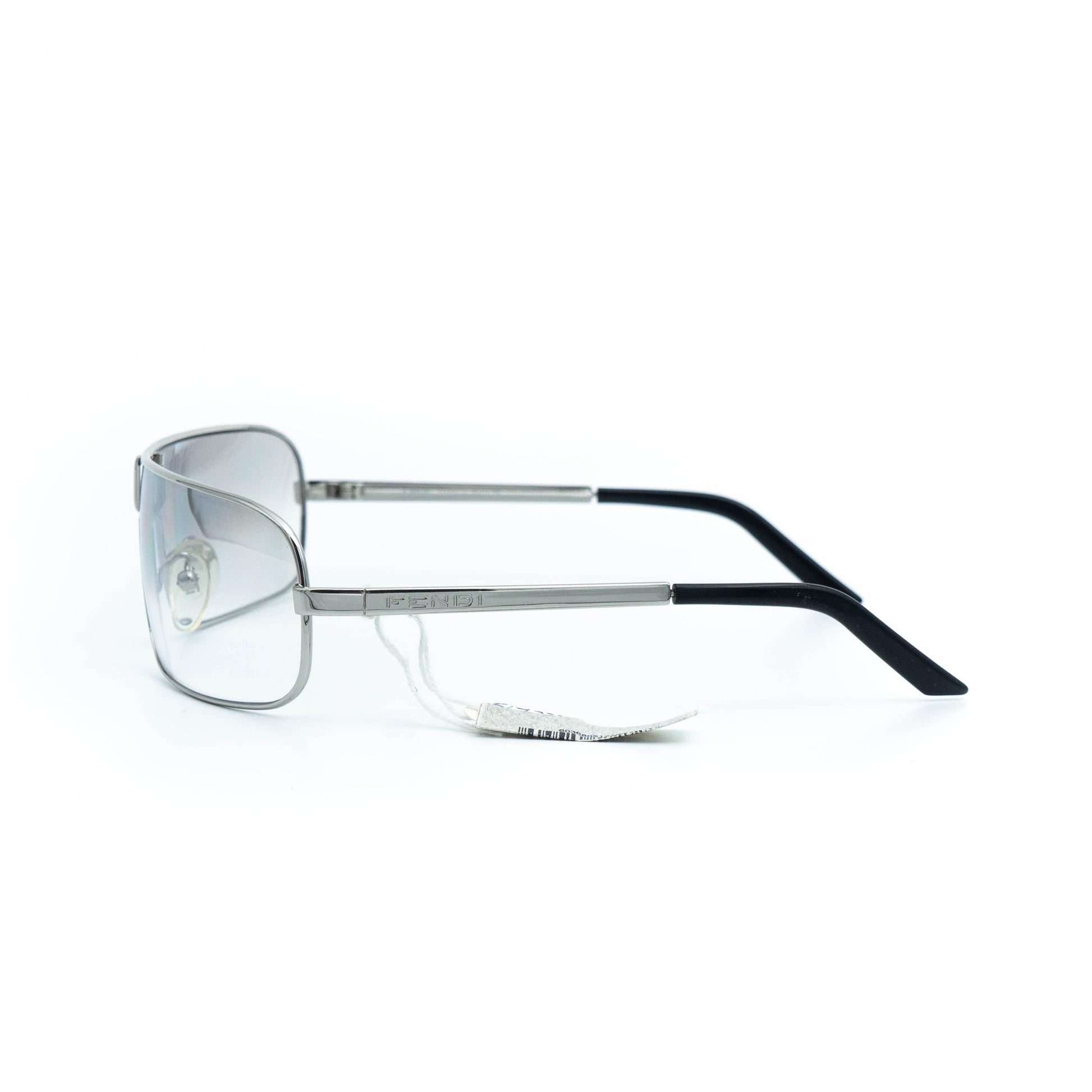 FENDI SL 7222 silver shield mask vintage sunglasses