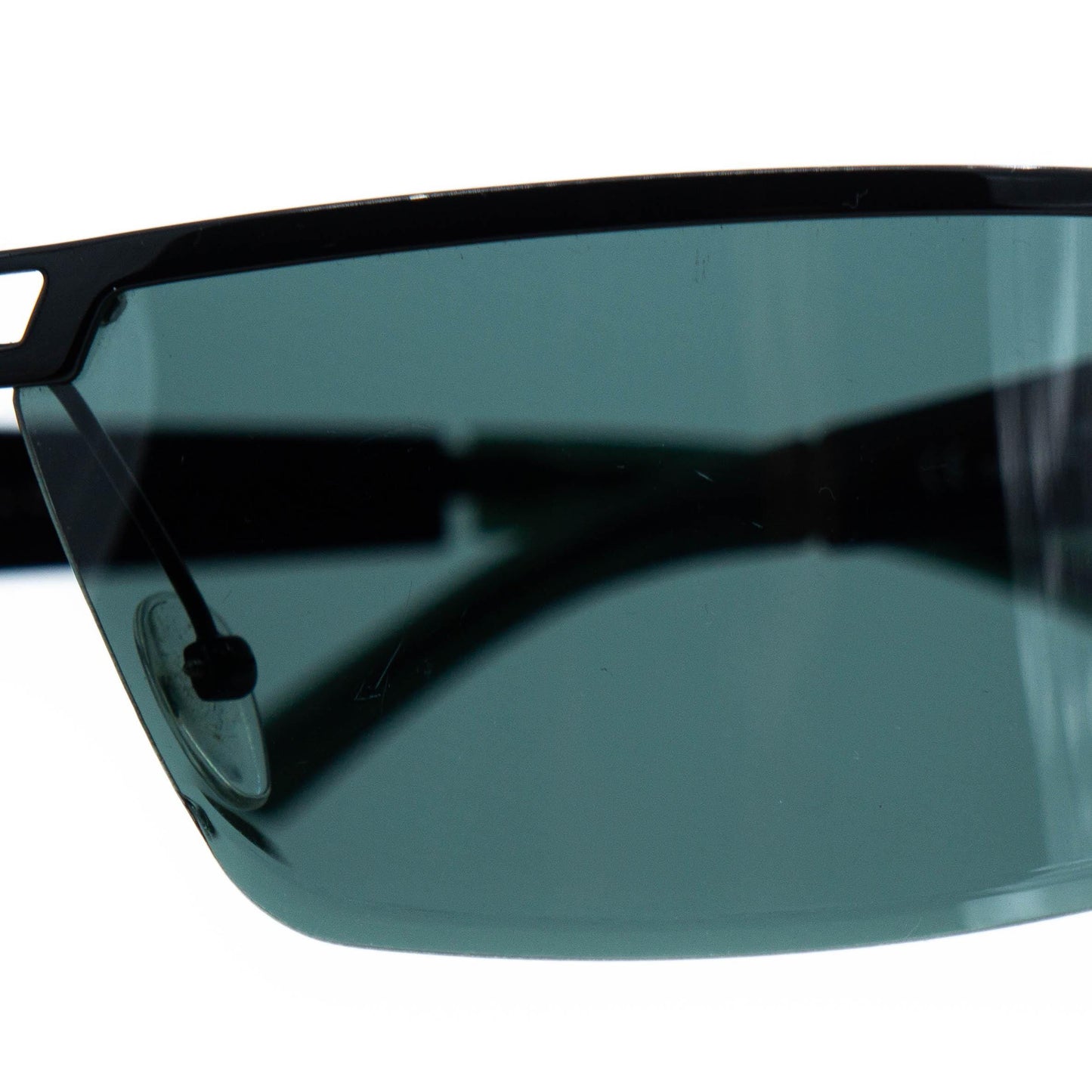 GUCCI GG 1725/S Black Shield Rimless Sunglasses Vintage