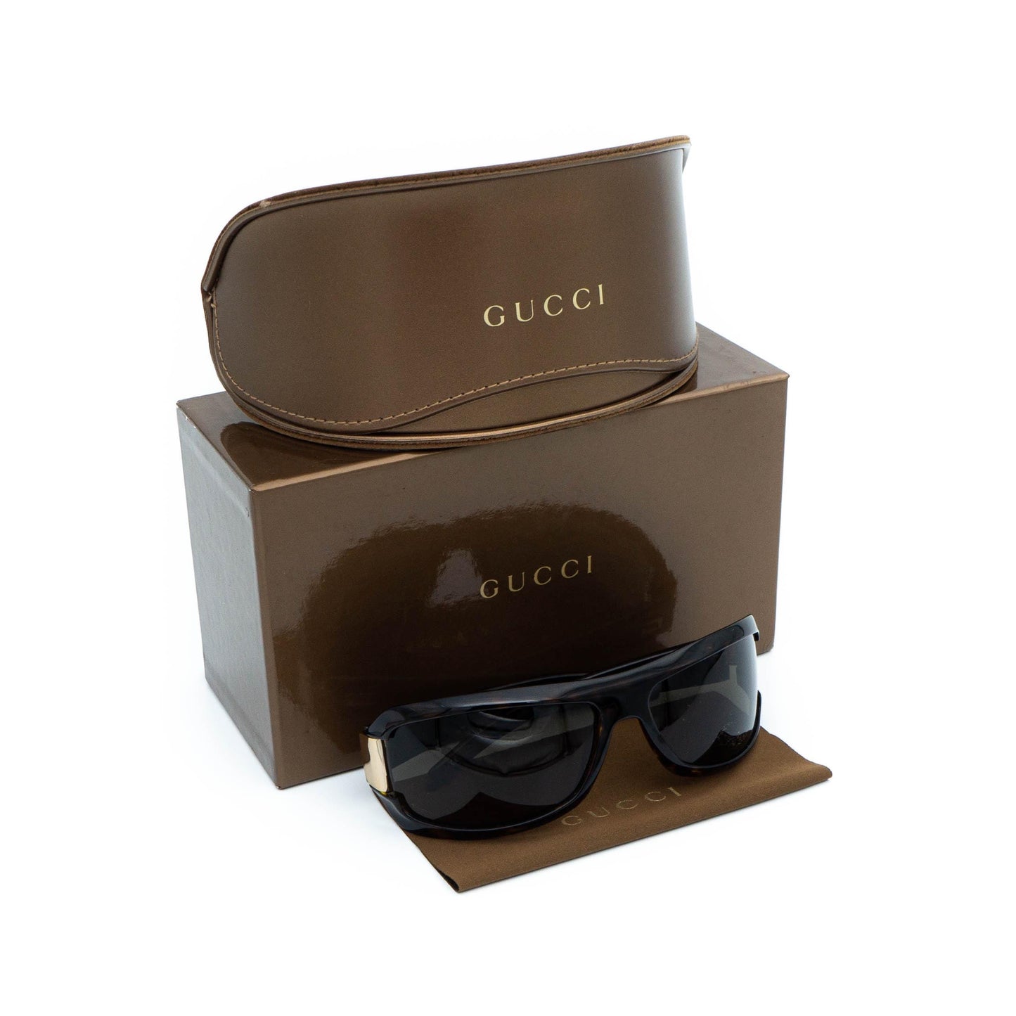 GUCCI GG 1511 brown tortoise vintage sunglasses