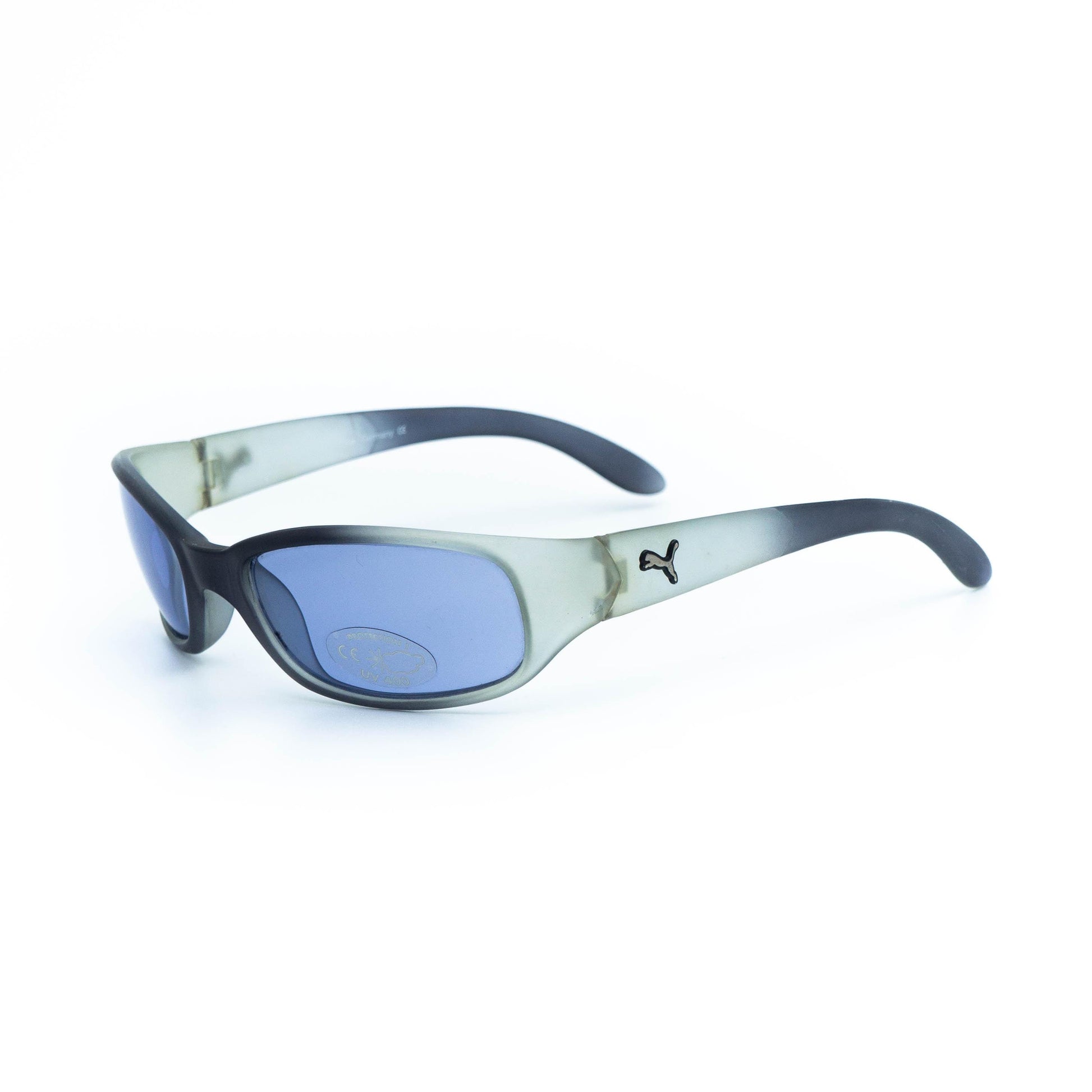 Puma by Licefa Sport Blue Oval sunglasses front view
