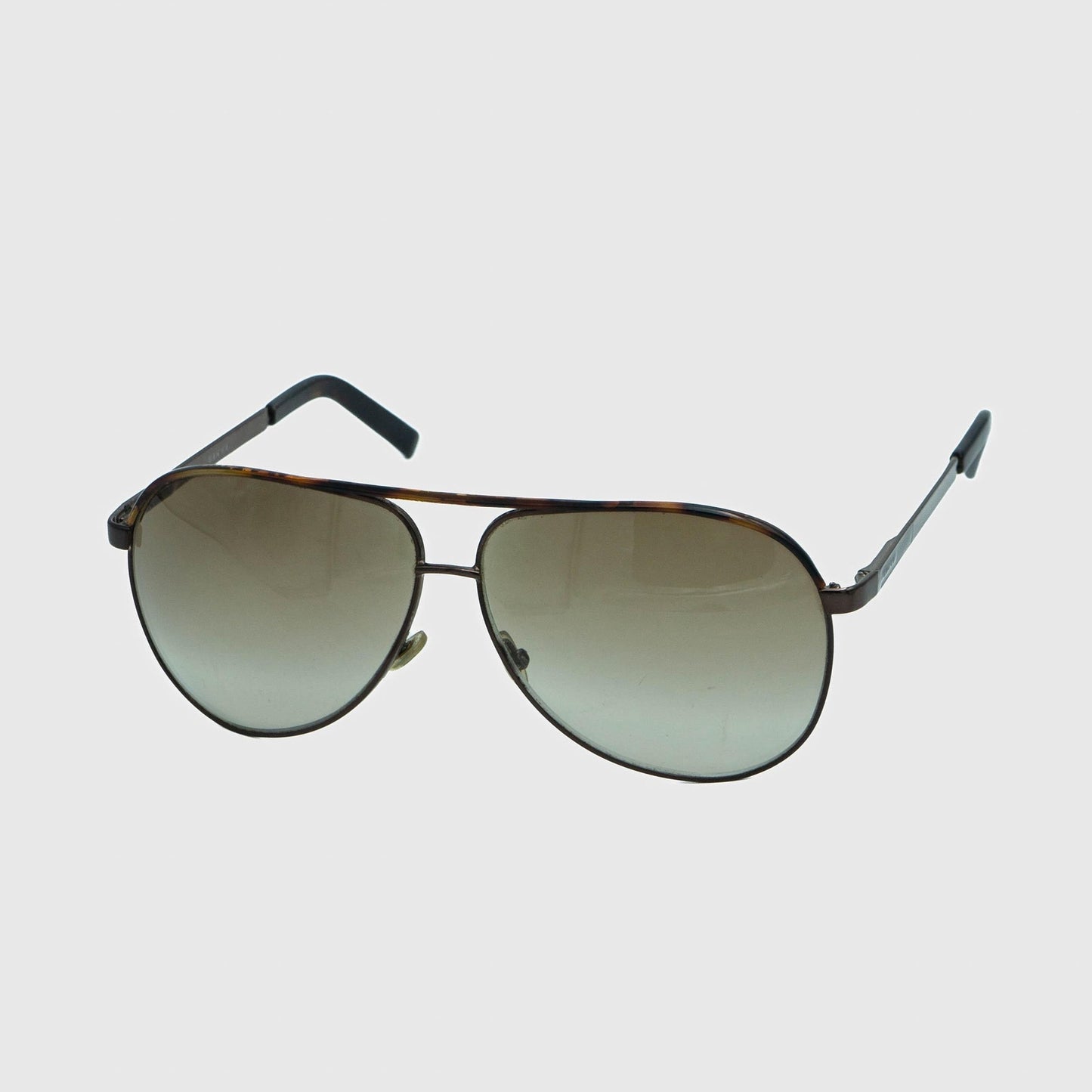 GUCCI GG 1827 Brown Aviator Sunglasses Vintage 00s