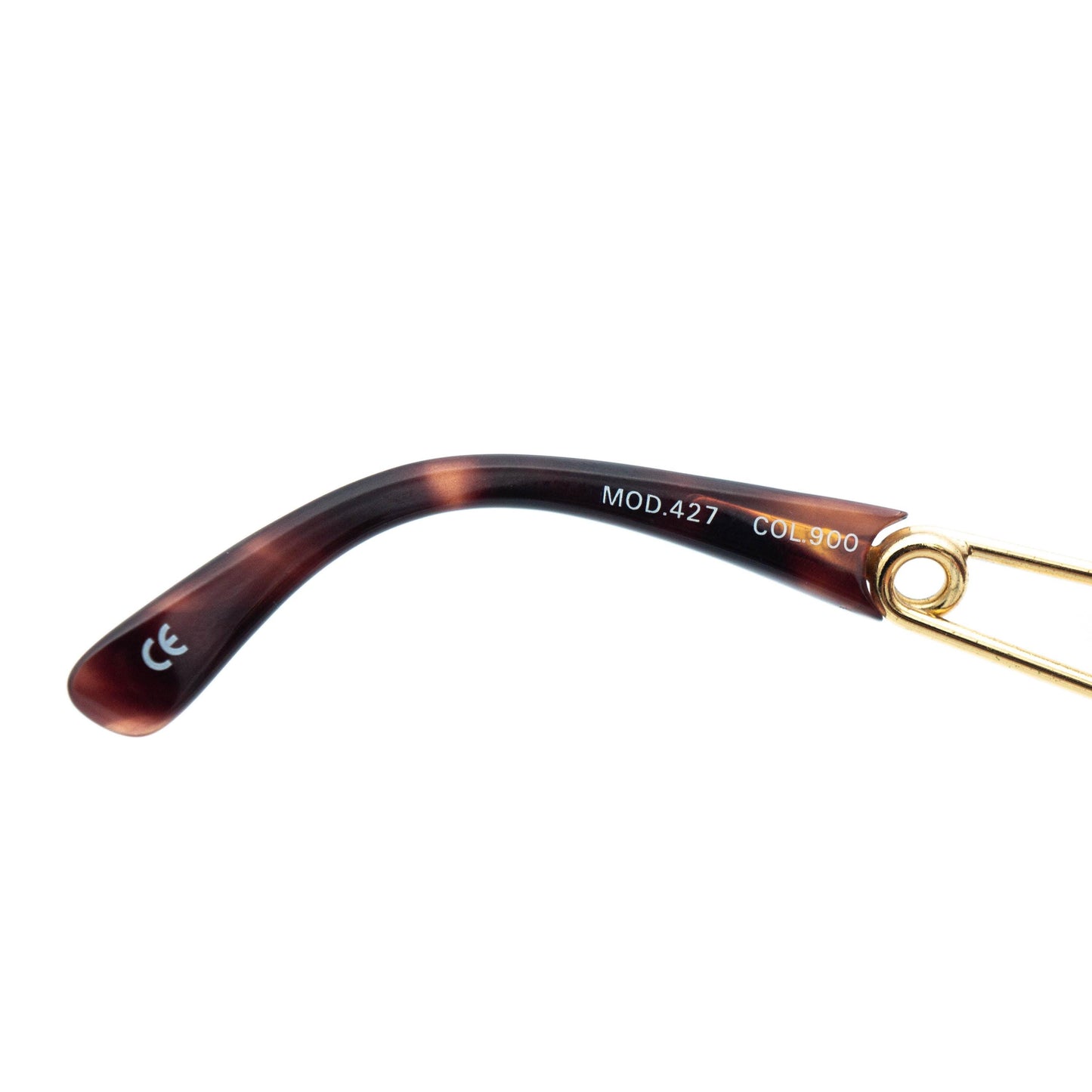 Gianni Versace Mod 427 Gold Brown Sunglasses Vintage