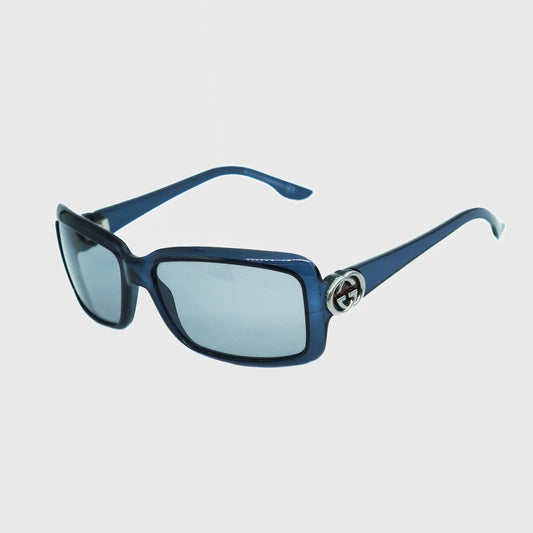 GUCCI GG 3111 Blue Rectangle Sunglasses Vintage 00s