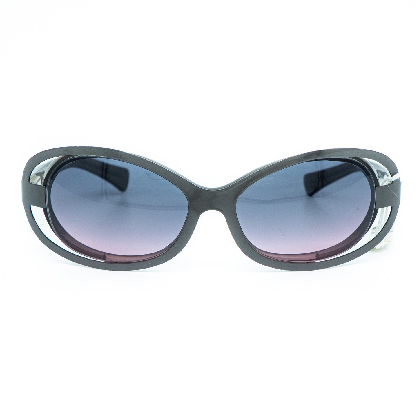 Alain Mikli 5682 Limited Edition Oval Silver Sunglasses Vintage