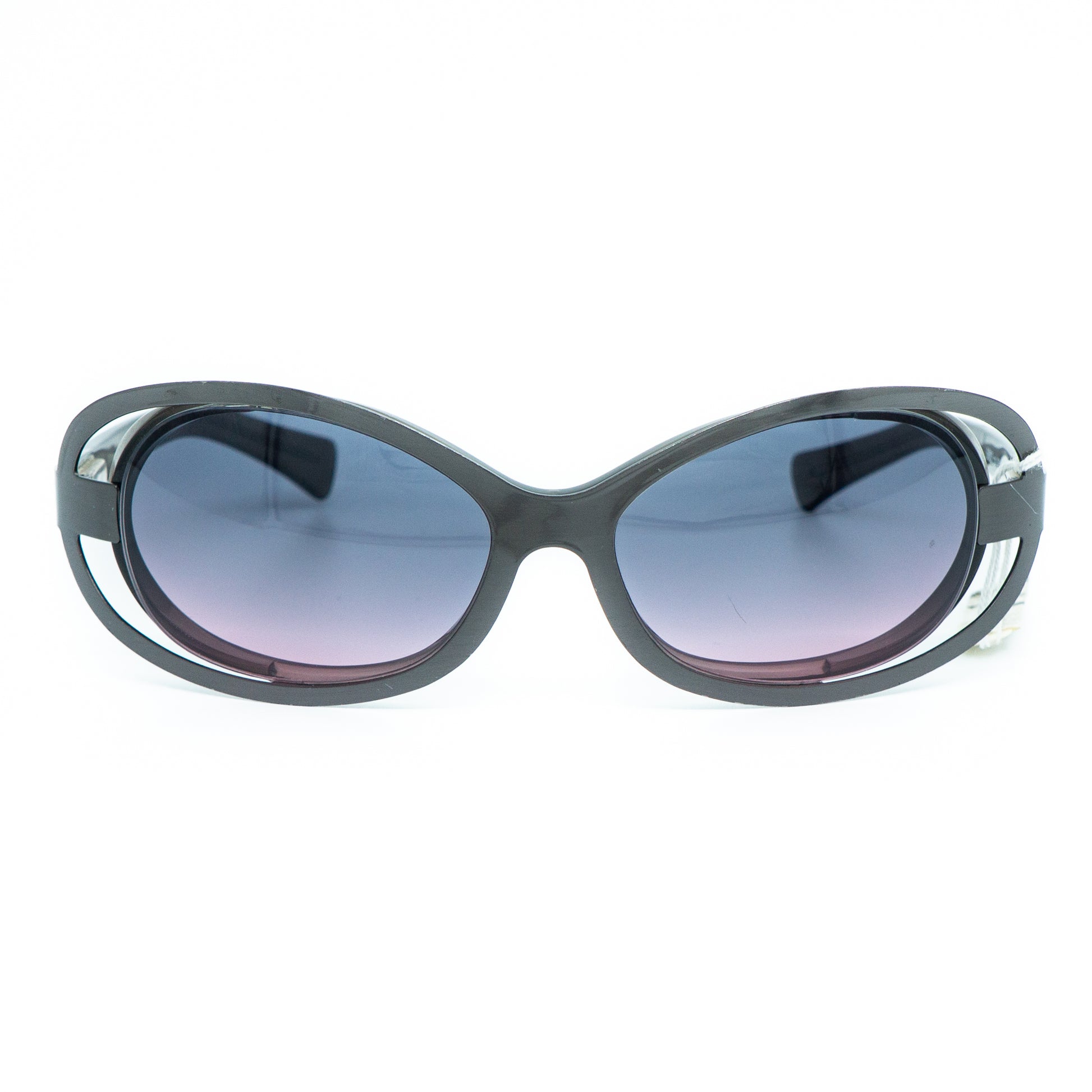 Alain Mikli 5682 Limited Edition Oval Silver Sunglasses Vintage