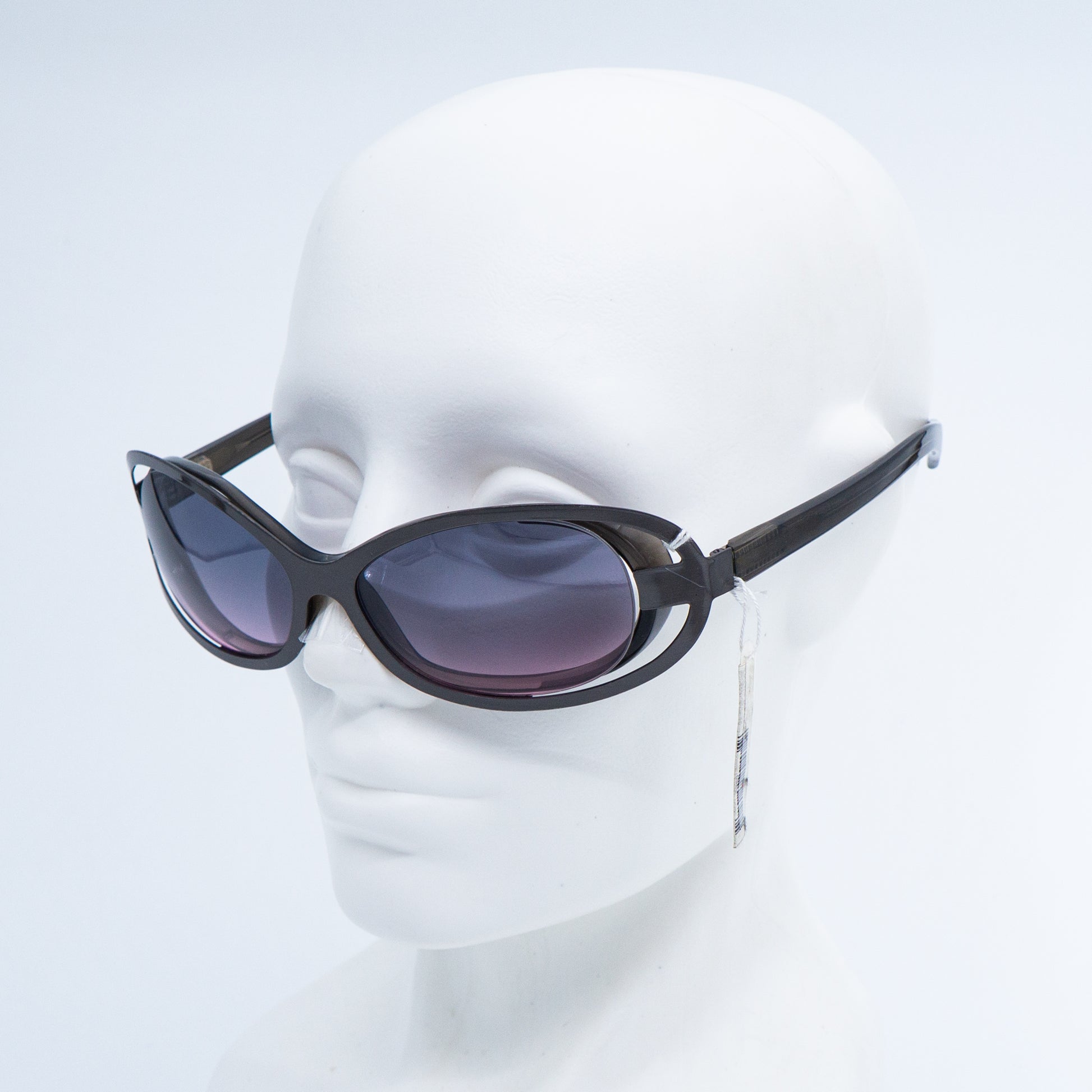 Alain Mikli 5682 Limited Edition Oval Silver Sunglasses Vintage